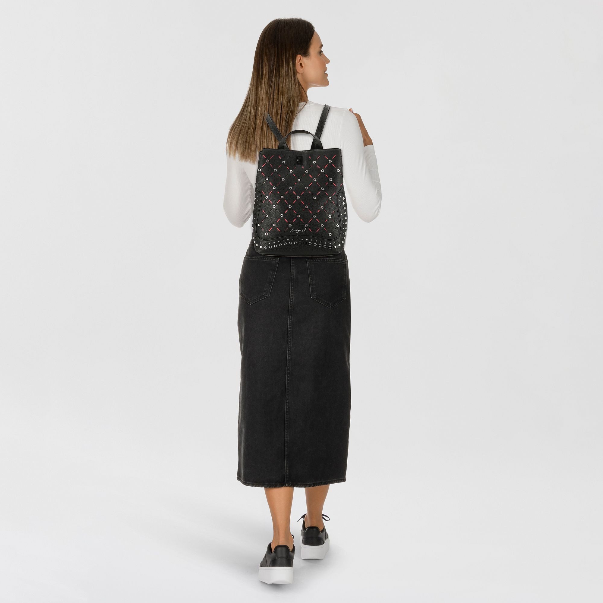 Desigual Rucksack Yankee, Polyurethan