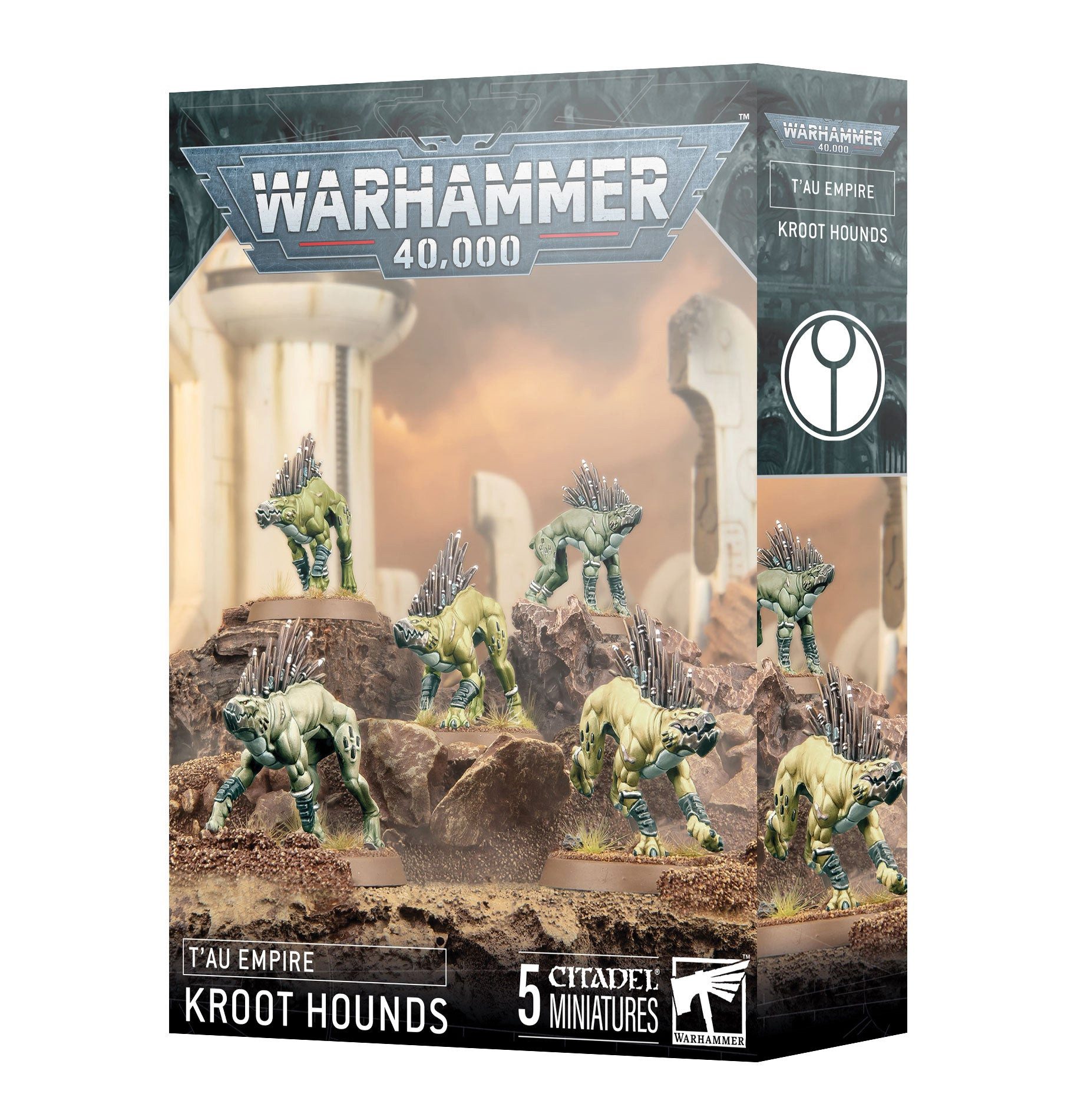 Games Workshop Spielfigur Warhammer 40.000 T'au Empire Kroot Hounds günstig online kaufen