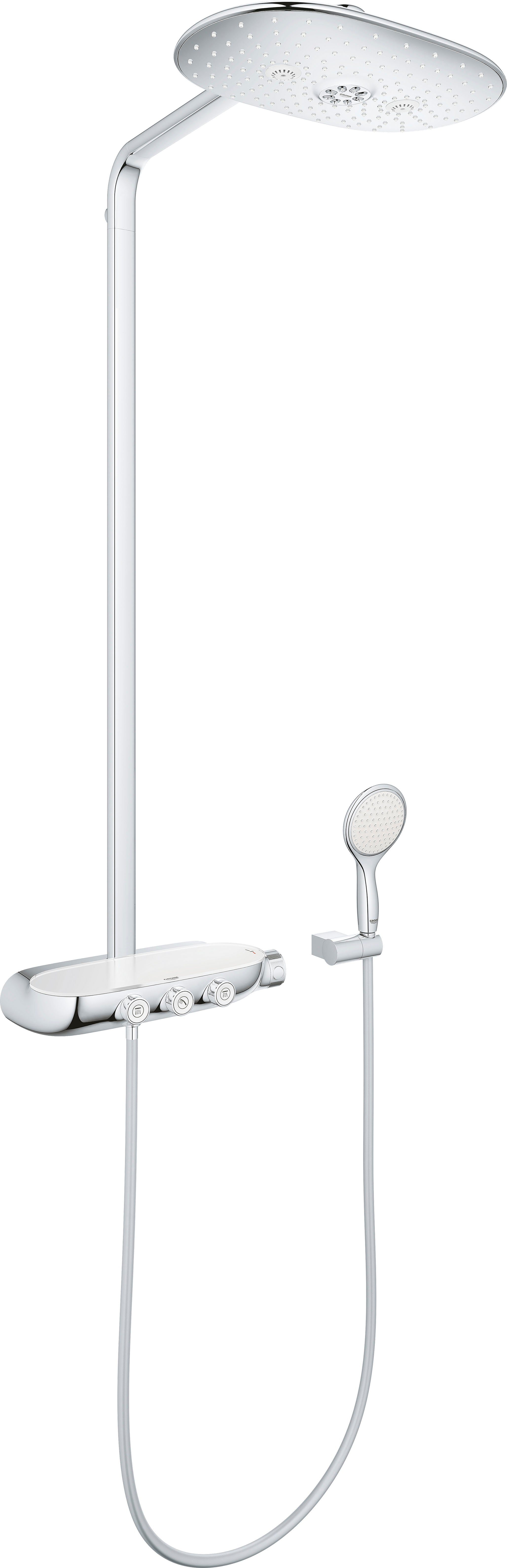 Grohe Duschsystem Rainshower System SmartControl, Höhe 109 cm, 2 Strahlart(en), Packung, mit langlebieger und scheinender Oberfläche