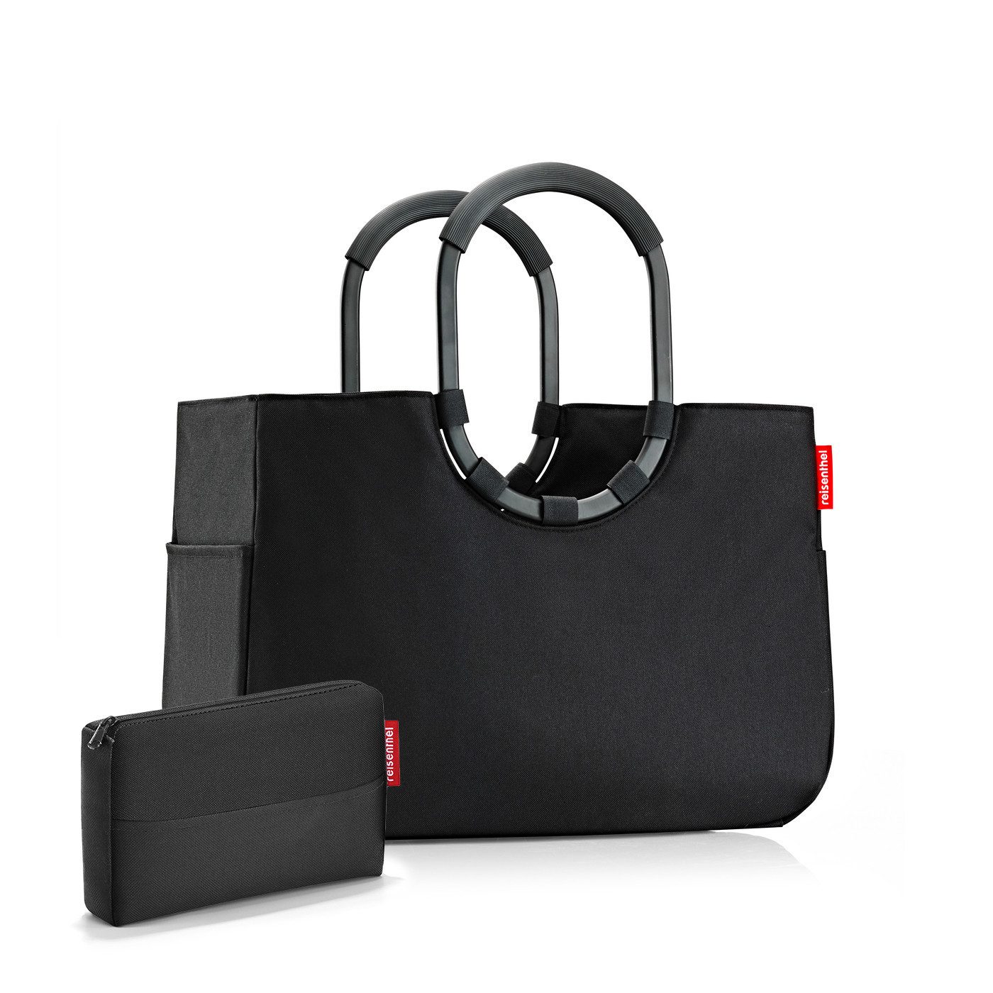 REISENTHEL® Shopper, loopshopper L plus pocketcase black