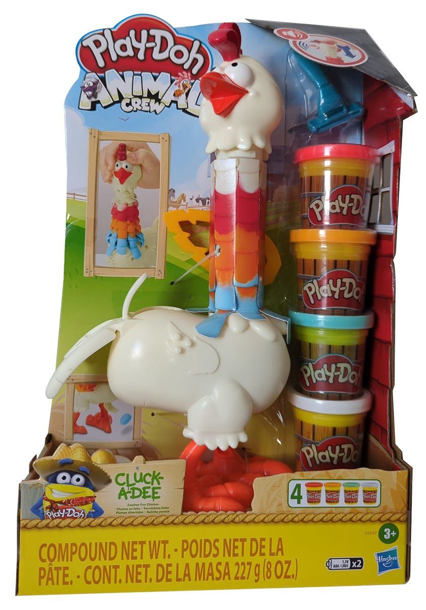 Hasbro Spielfigur Hasbro Play-Doh E6647 Animal Crew Verrücktes Huhn