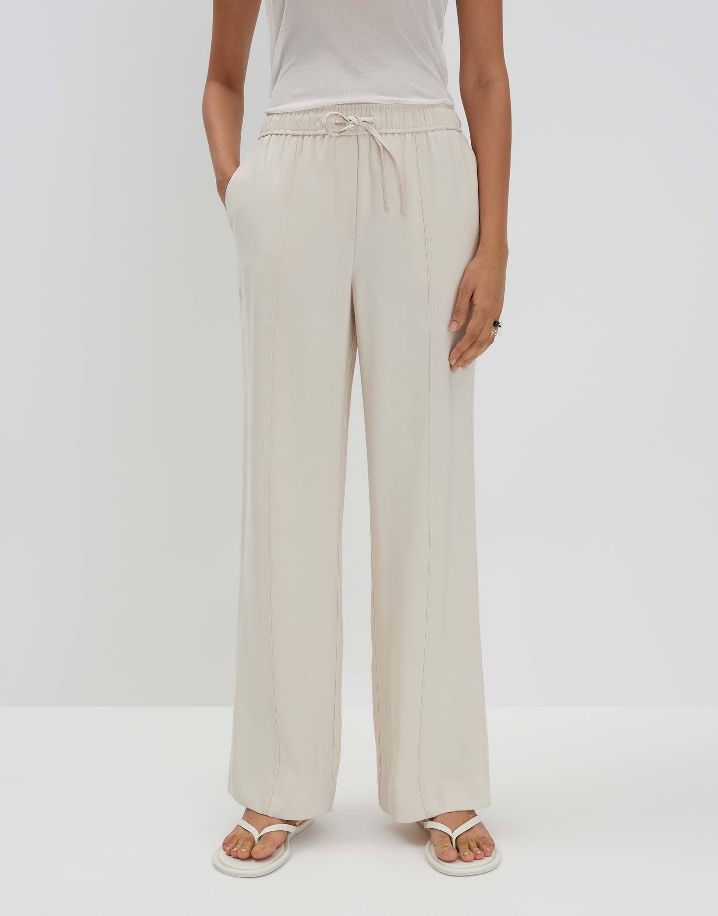 someday Stoffhose CEVIL LINES aus feinem Viskose Twill günstig online kaufen