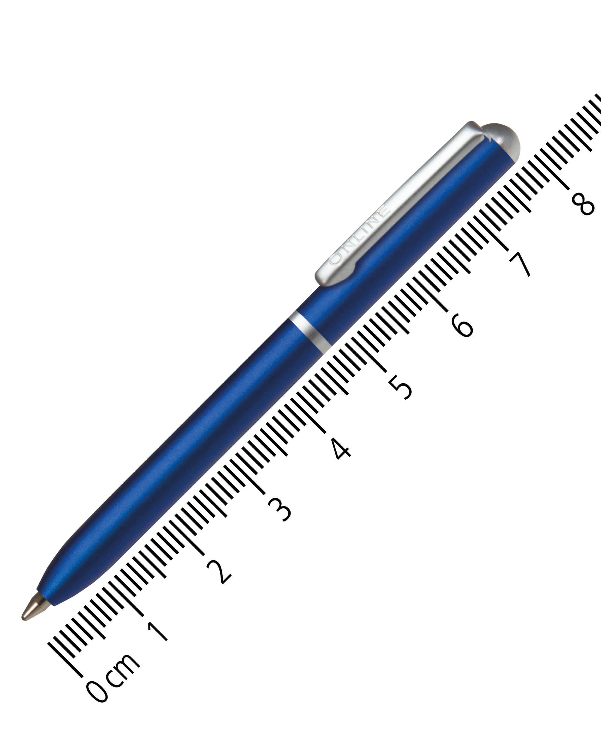 Online Pen Kugelschreiber Mini Portemonnaie Drehkugelschreiber, inkl. Standard D1-Qualitätsmine, blauschreibend