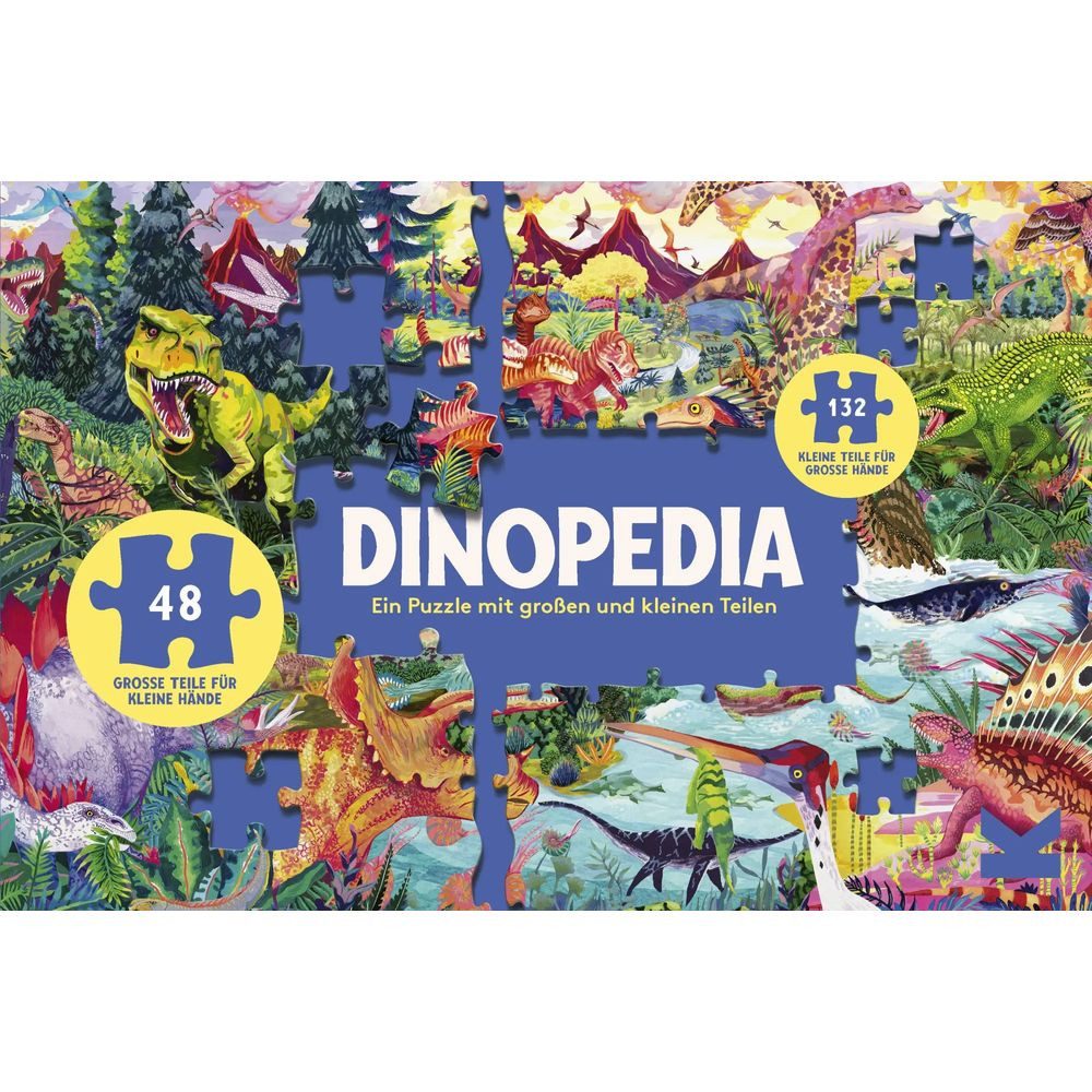 Laurence King Puzzle Dinopedia, 180 Puzzleteile