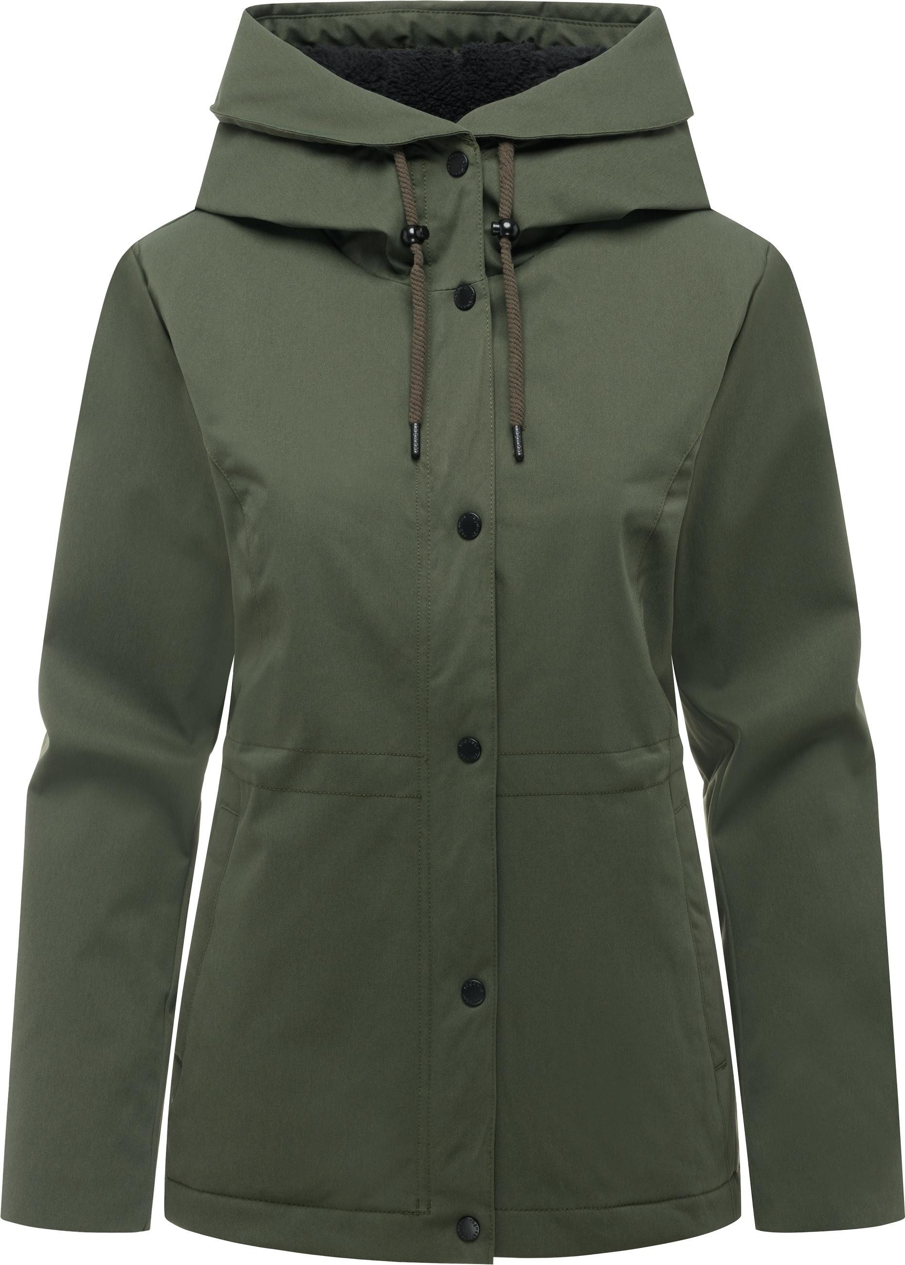 Ragwear Outdoorjacke Padmini B Y Wasserdichte Übergangsjacke mit Taillenzugkordel