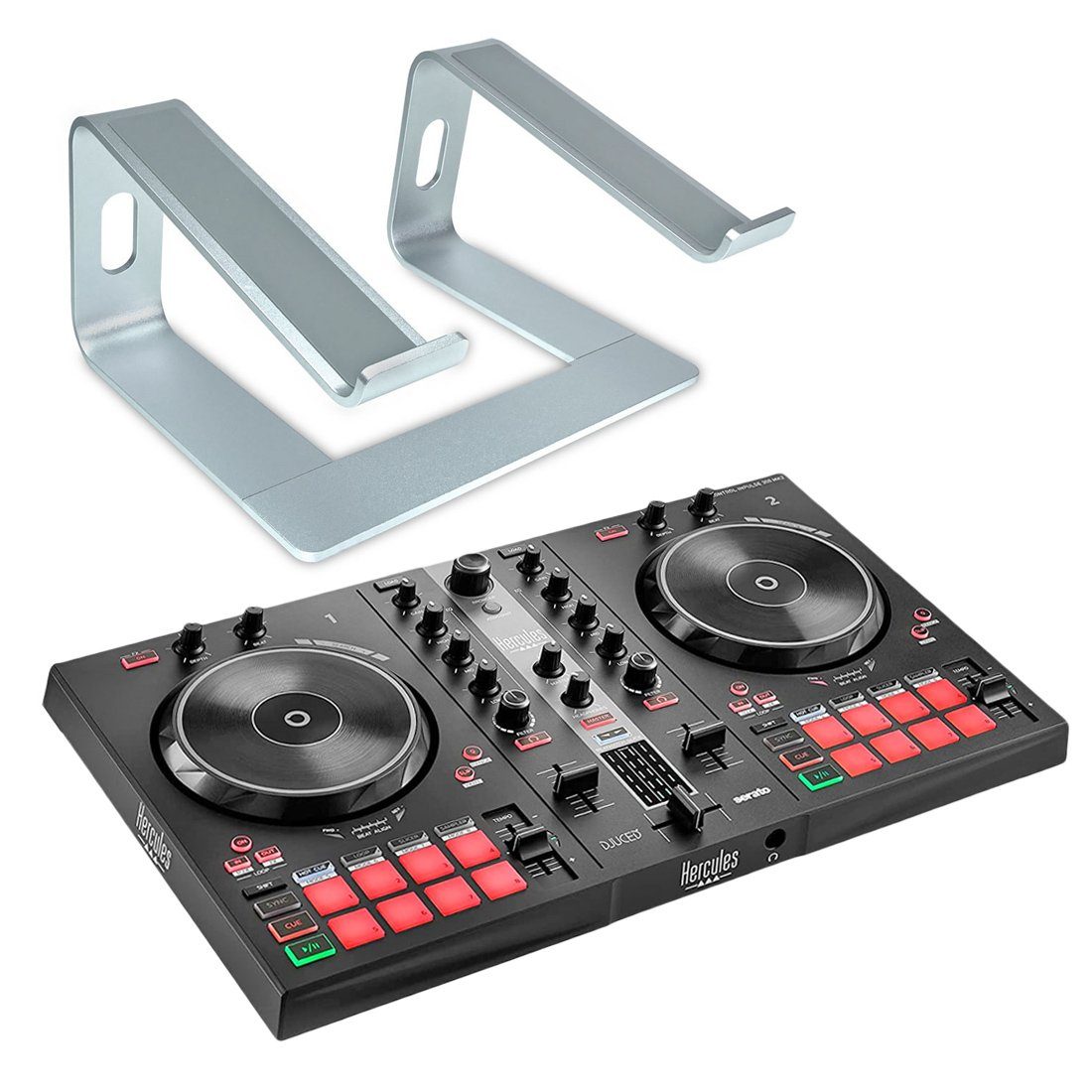 DJ Controller Hercules DJ Control Inpulse 300 MK2 mit Laptopständer
