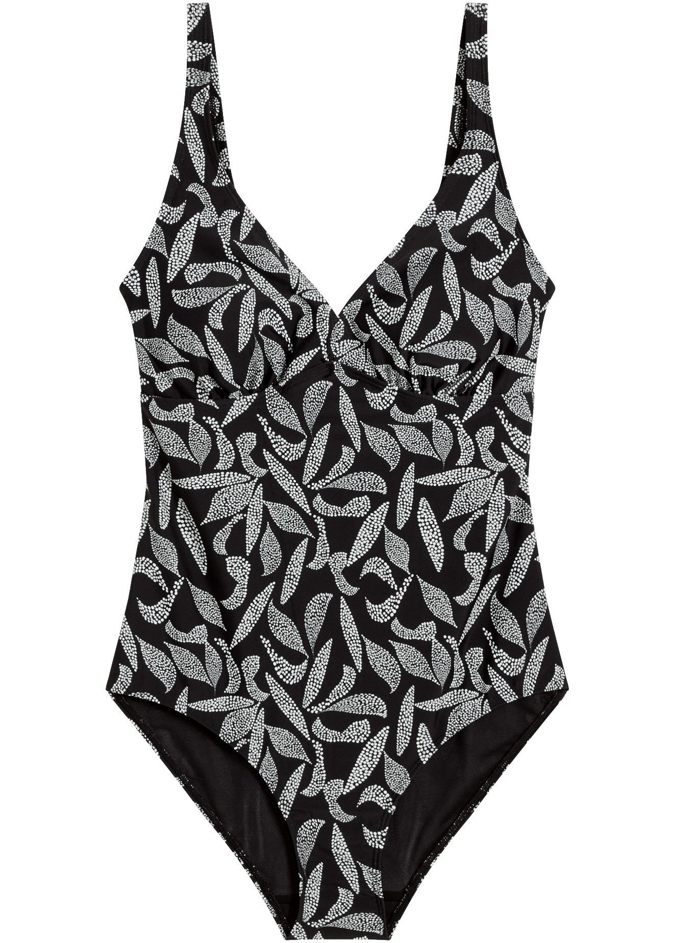 bonprix Badeanzug mit leichter Formkraft, sportlicher Stil, elastisches Material