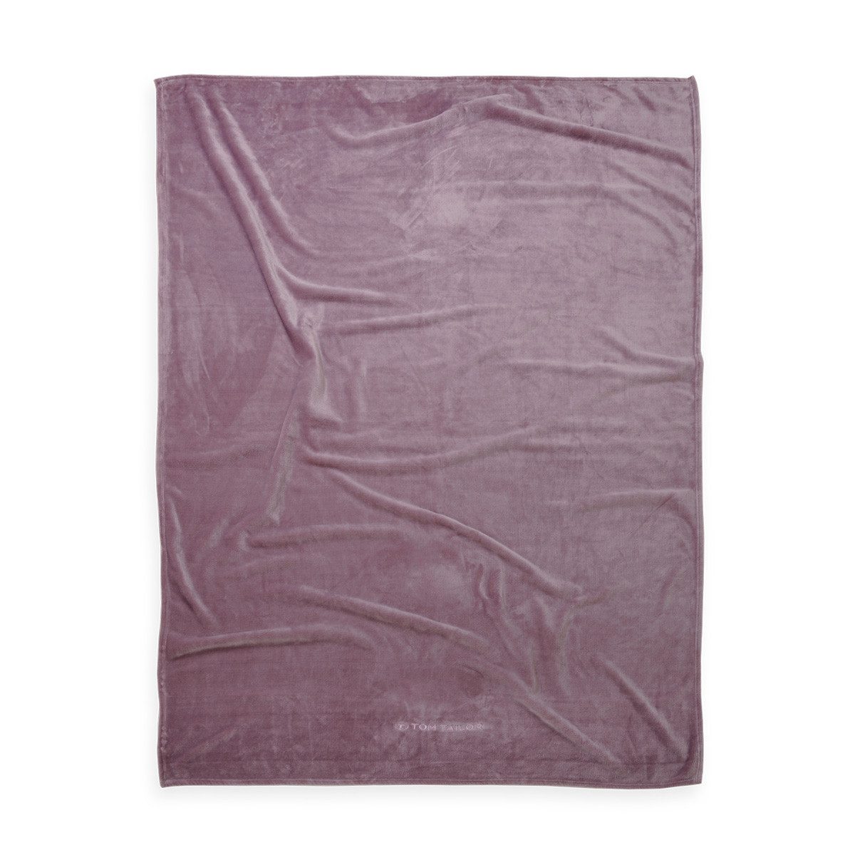 TOM TAILOR Jugendbettwäsche Tom Tailor Wellsoft Decke Lila 150 x 200 cm flauschige Kuscheldecke, 100% Polyester, 1 teilig, 40° Wäsche