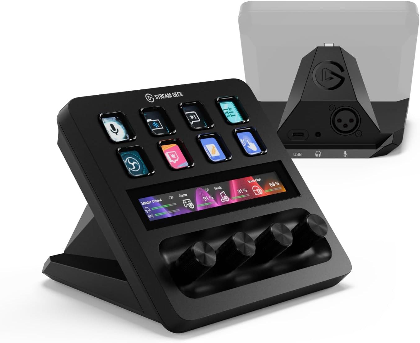 Elgato Streaming-Box Elgato Stream Deck + XLR Audio-Mixer