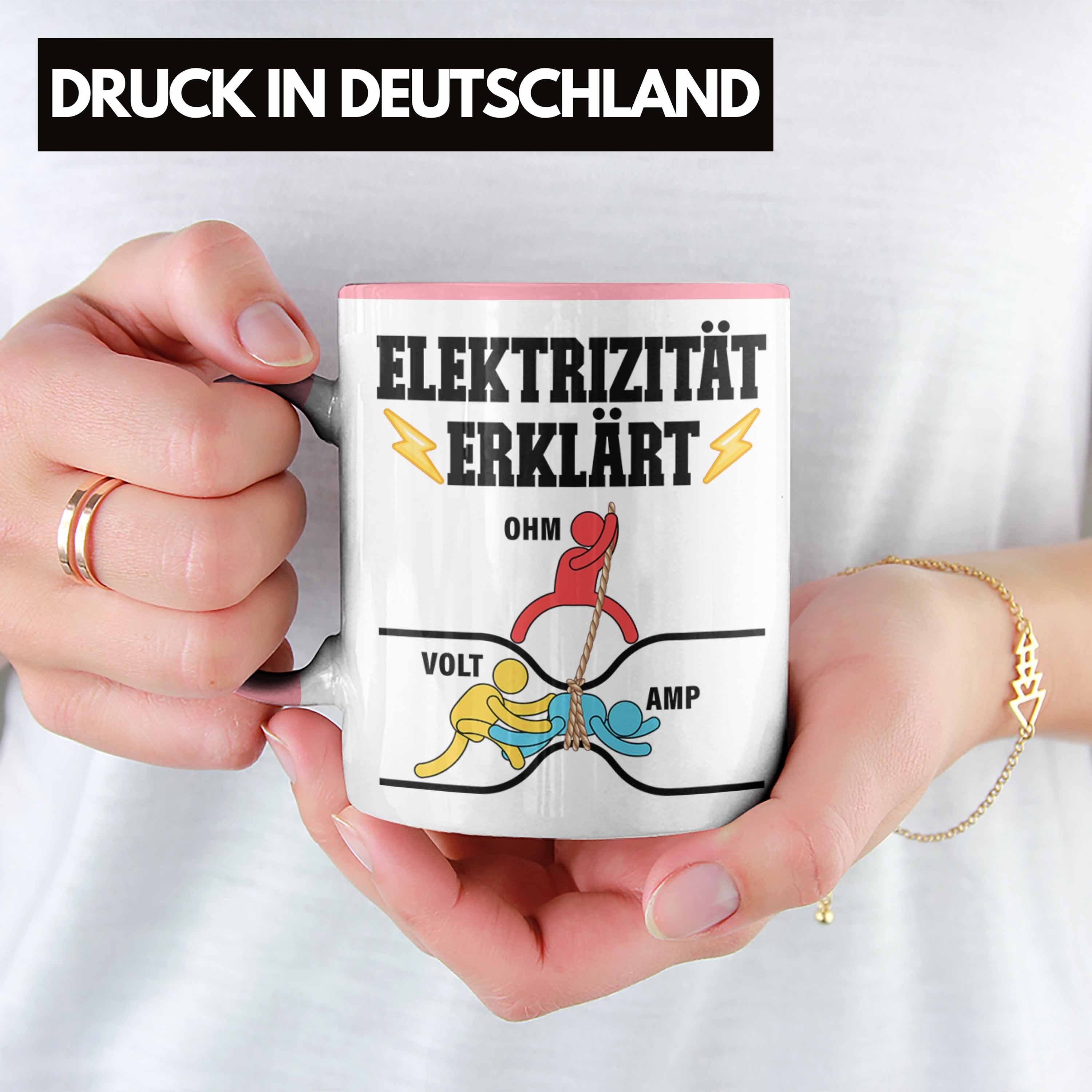 Männer Lustig Elektrotechnik Amp Elektrizität Geschenke Elektrotechniker Tasse Trendation Ohm Gadget Kaffeetasse Elektriker Volt Trendation - Rosa Elektroniker Elektroinstallateur Geschenk Tasse Geschenkidee