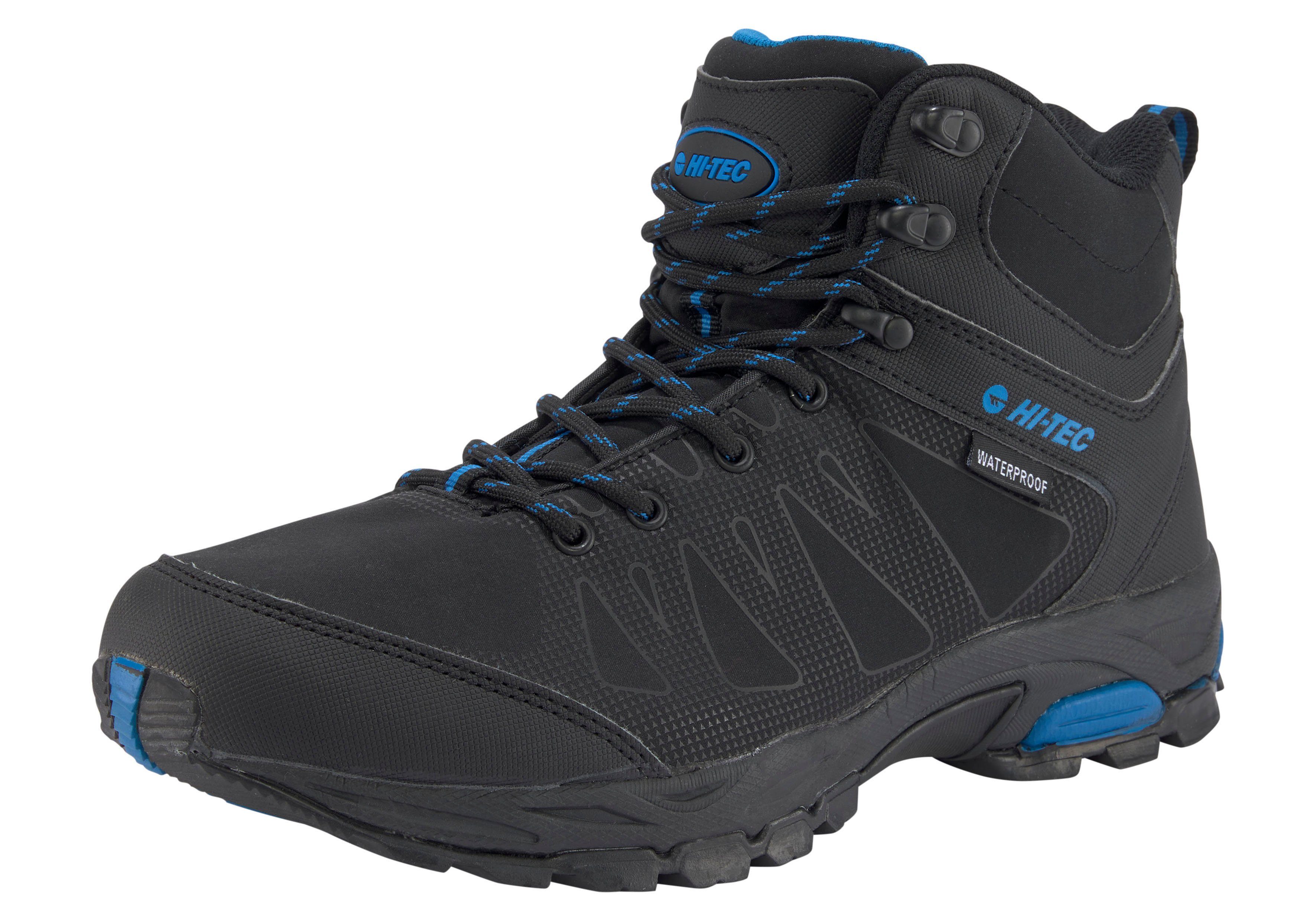 HI-TEC work Hi-Tec RAVEN MID wasserdicht Waterproof schwarz-blau Wanderschuh