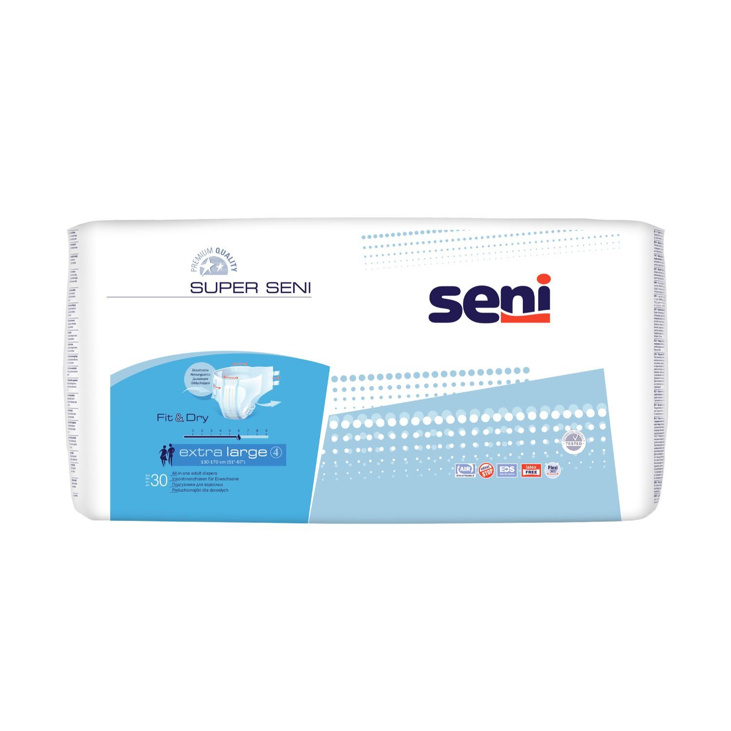 seni Inkontinenz-Einlage Super Seni Plus Inkontinenzslips XL 180 Stück