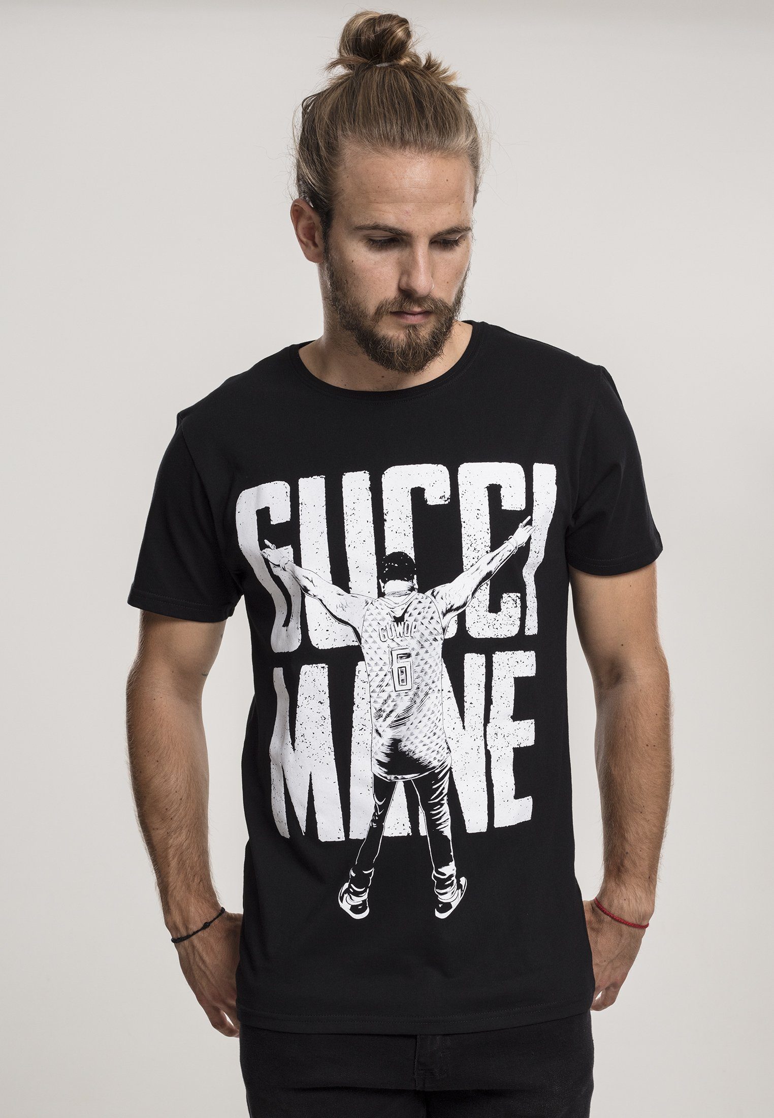 Merchcode Kurzarmshirt Herren Gucci Mane Guwop Stance Tee (1-tlg) | T-Shirts