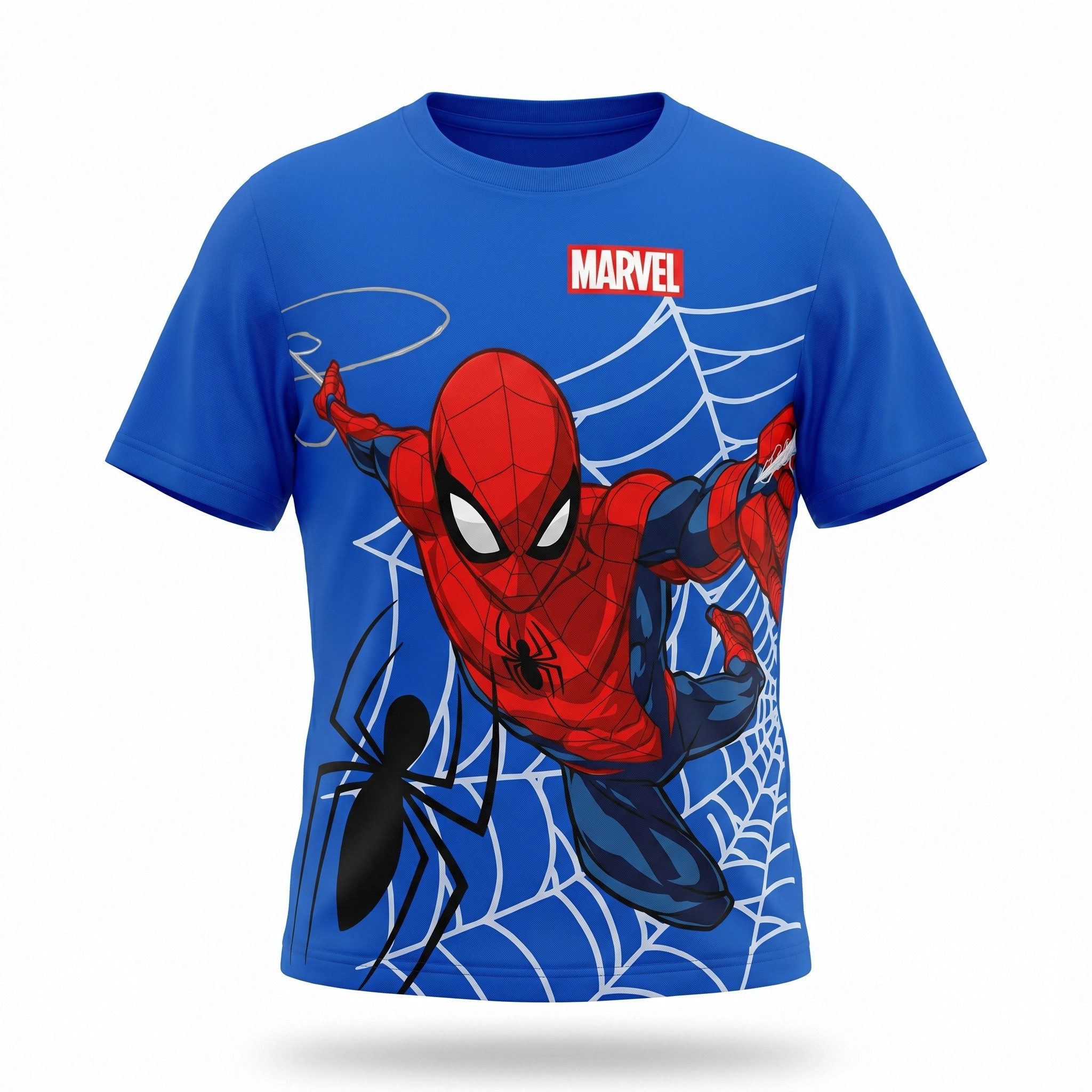 MARVEL Print-Shirt Marvel Spiderman Kinder Jungen T-Shirt Kurzarm Shirt (1-tlg) Gr. 98 bis 128 - 100% Baumwolle