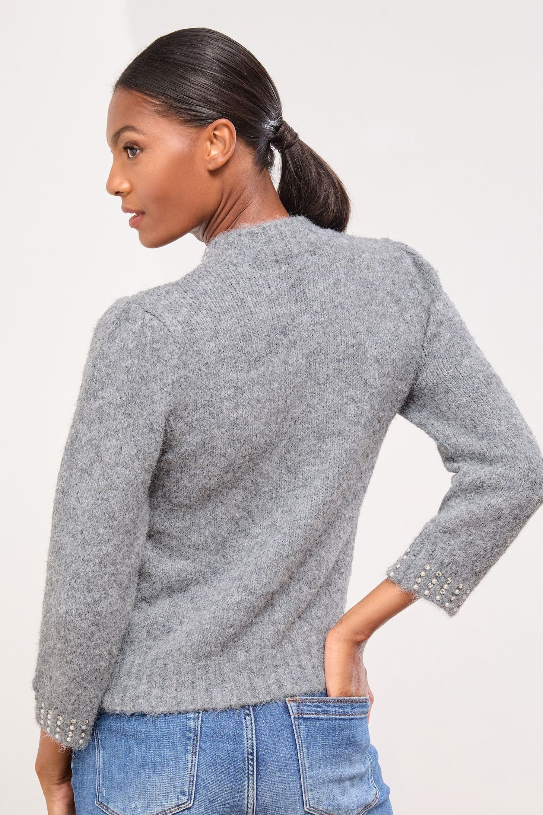 LIPSY Strickpullover Lipsy Strickpullover mit 3/4-Ärmeln, Regular (1-tlg) günstig online kaufen