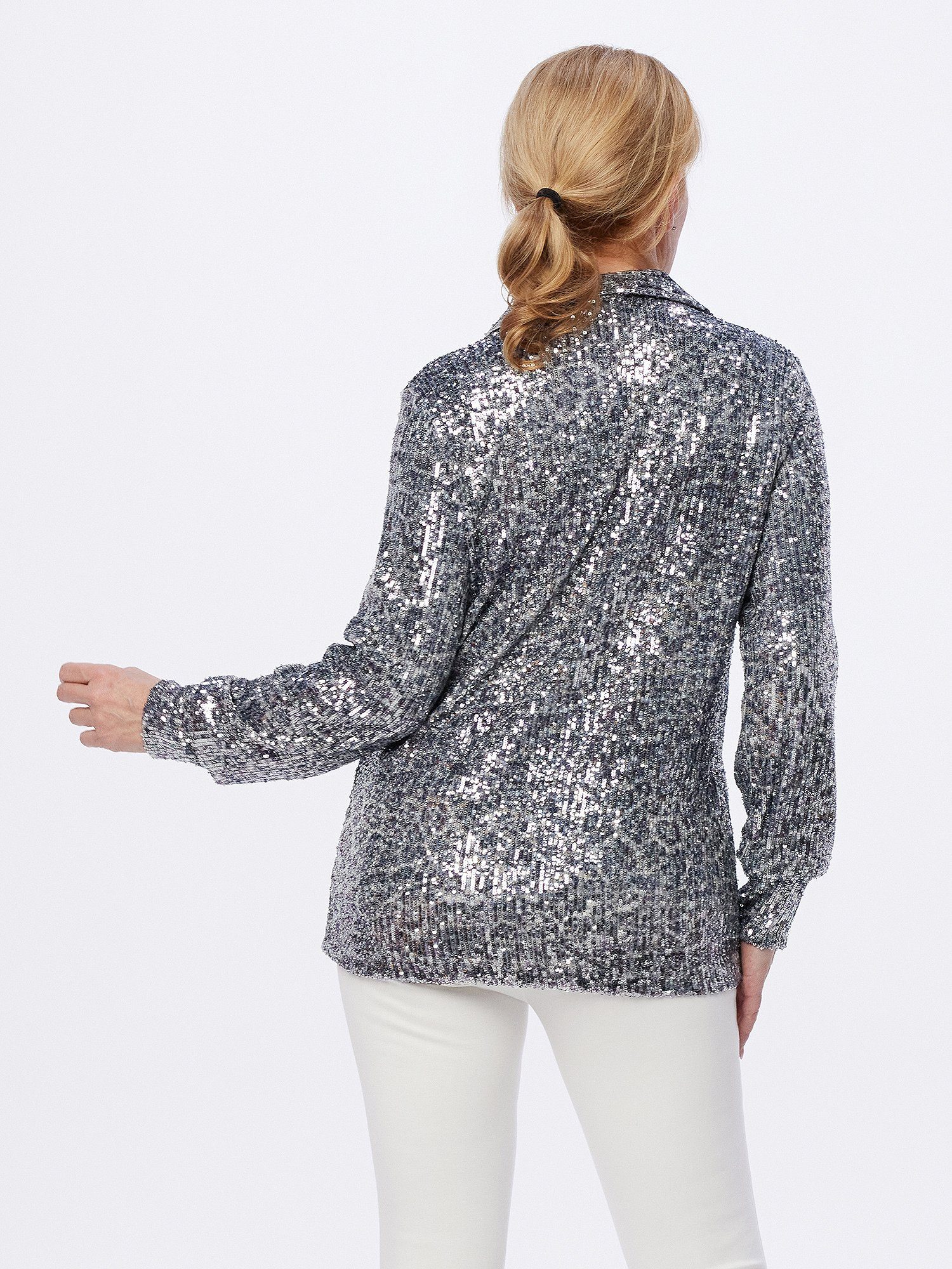 Georg Stiels Hemdbluse Langarmshirt figurumspielend mit günstig online kaufen