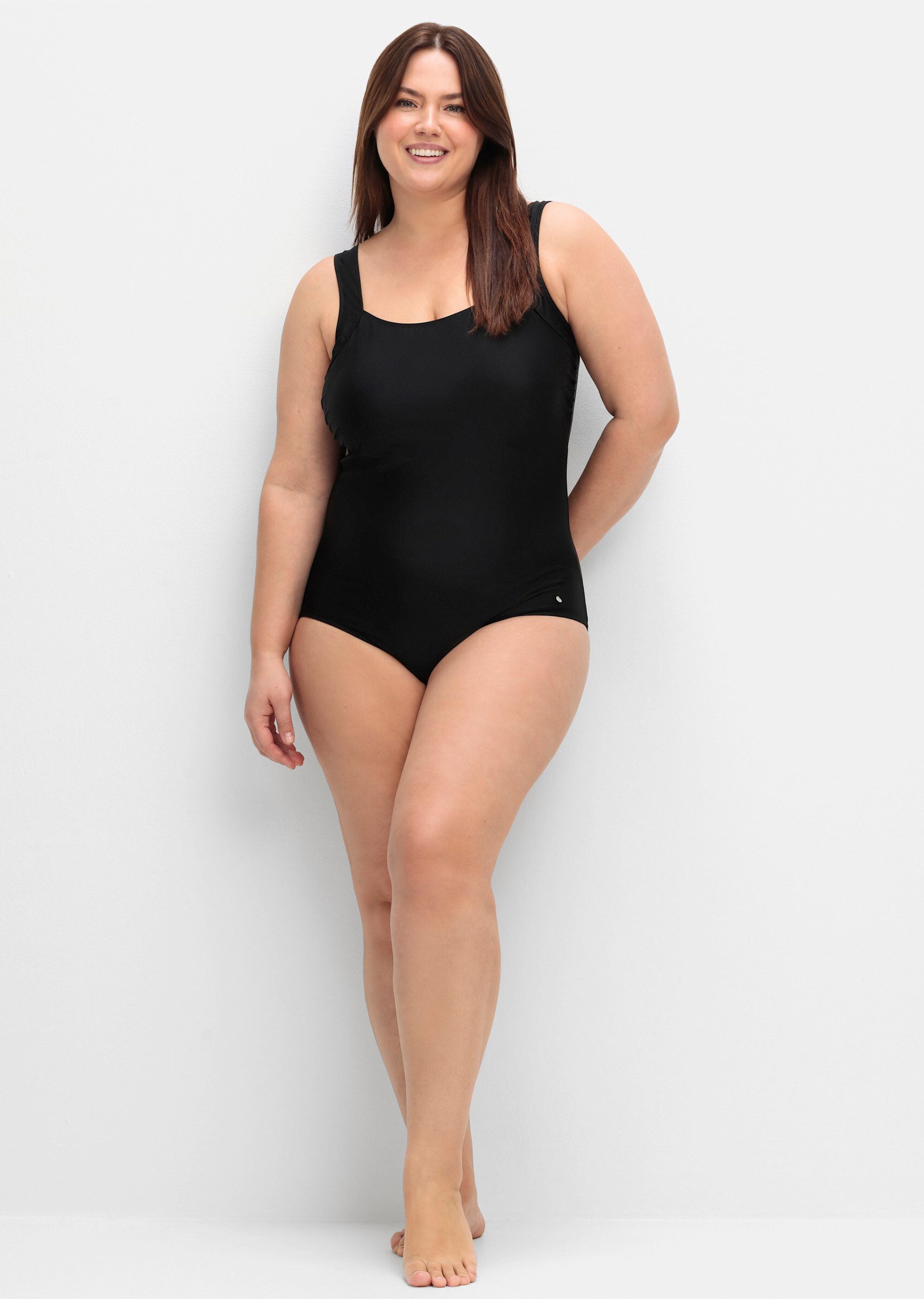 Sheego Badeanzug Badeanzug (1-St) günstig online kaufen