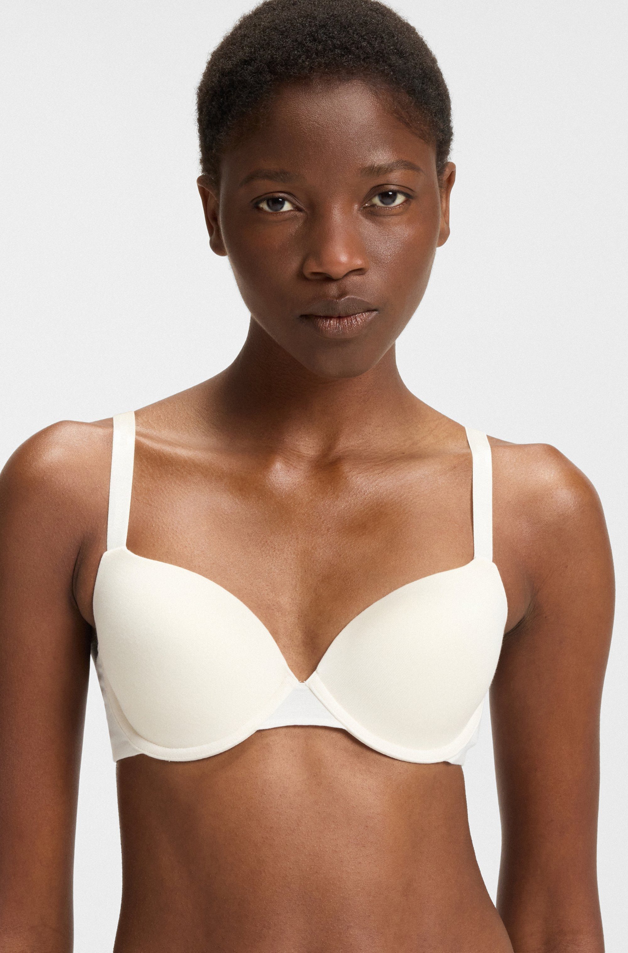 BOSS Bügel-BH UNDERWIRE BRA CI mit BOSS Schriftzug auf den Trägern