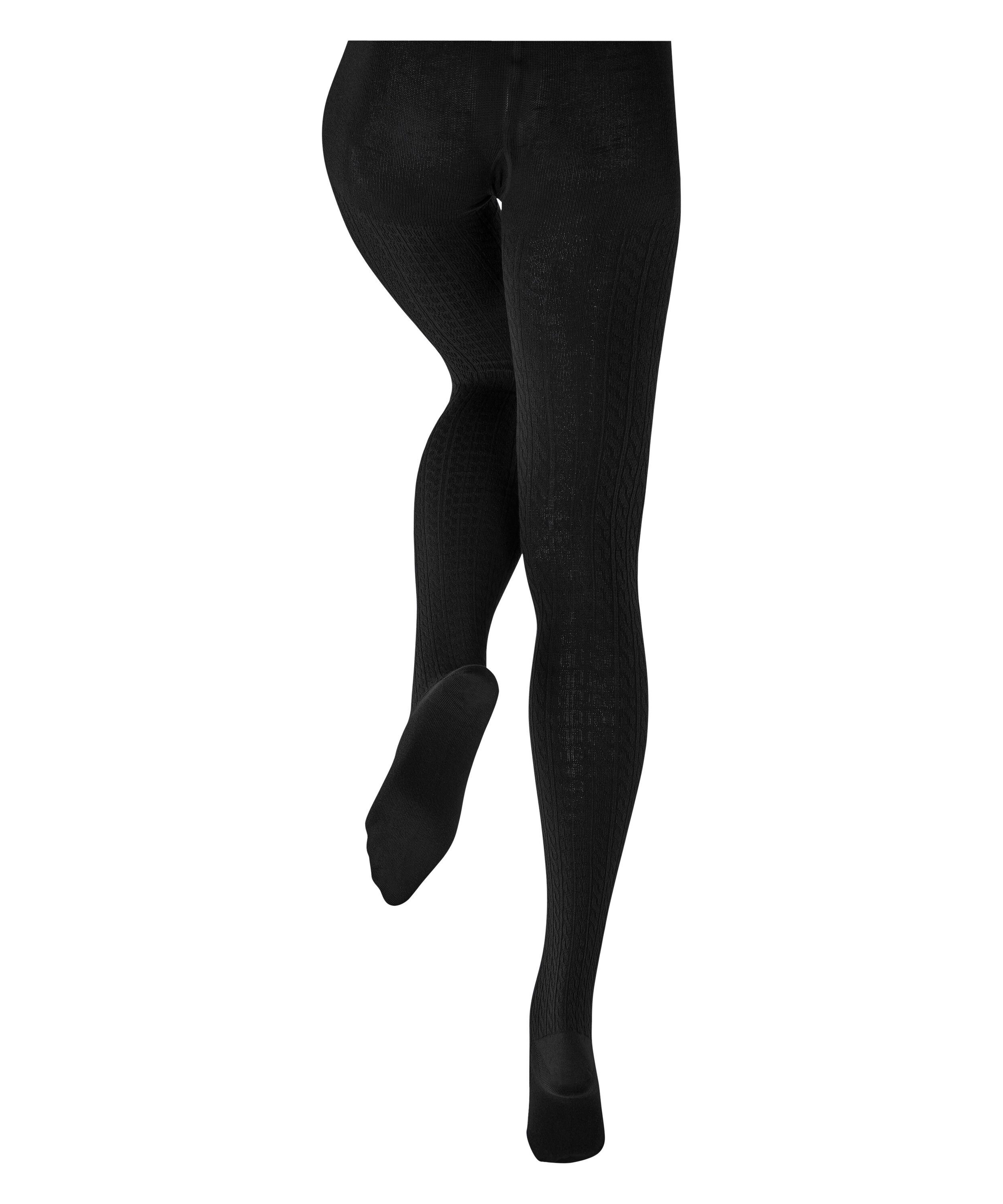 Burlington Strickstrumpfhose Cosy Cottage Strumpfhose (1 St) mit klassischem Zopfmuster