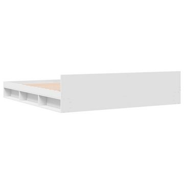 vidaXL Bett Bettgestell mit Schubladen Weiß 200x200 cm Holzwerkstoff