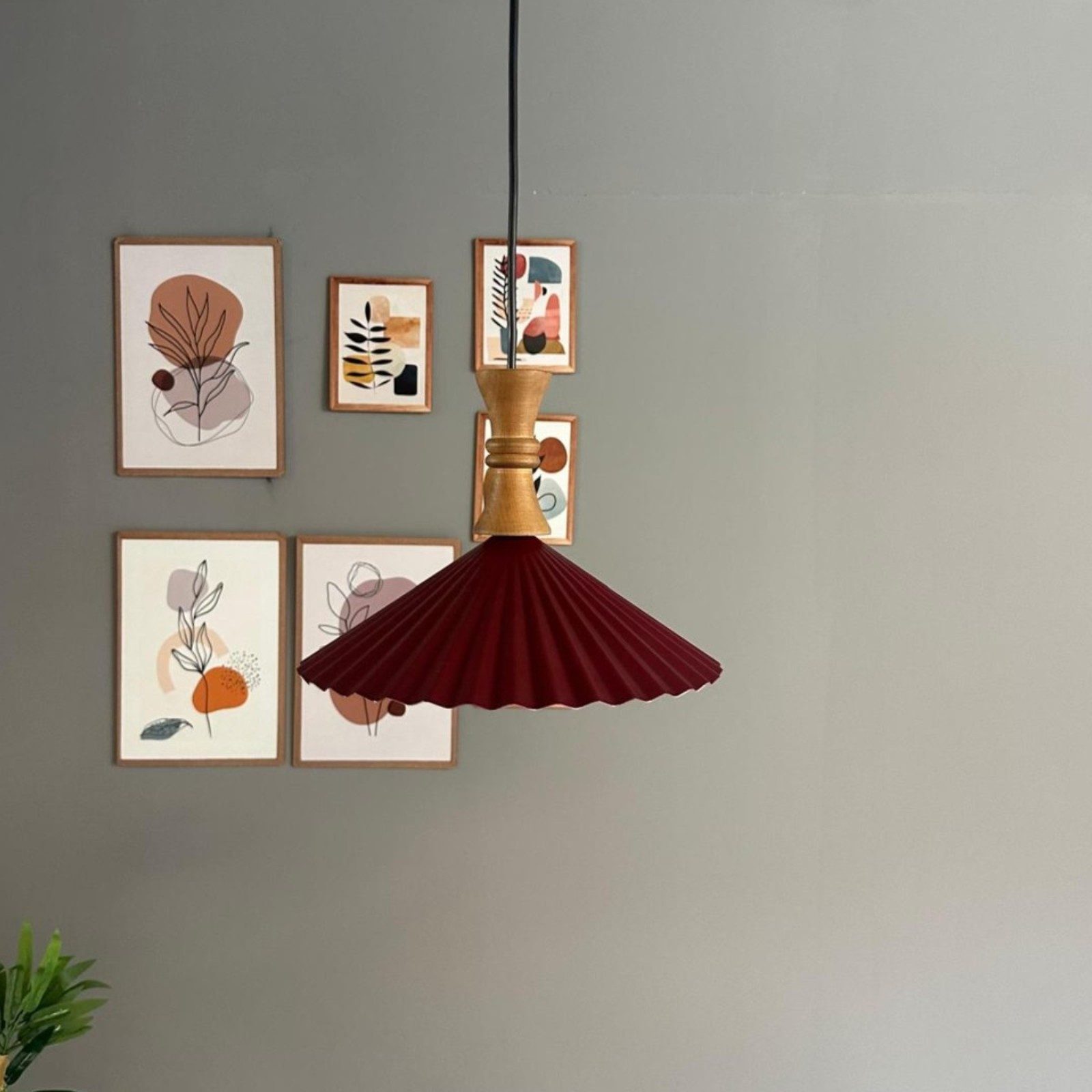 Bamyum Pendelleuchte Avilla Bauer Metall Modern Pendelleuchte, ohne Leuchtmittel