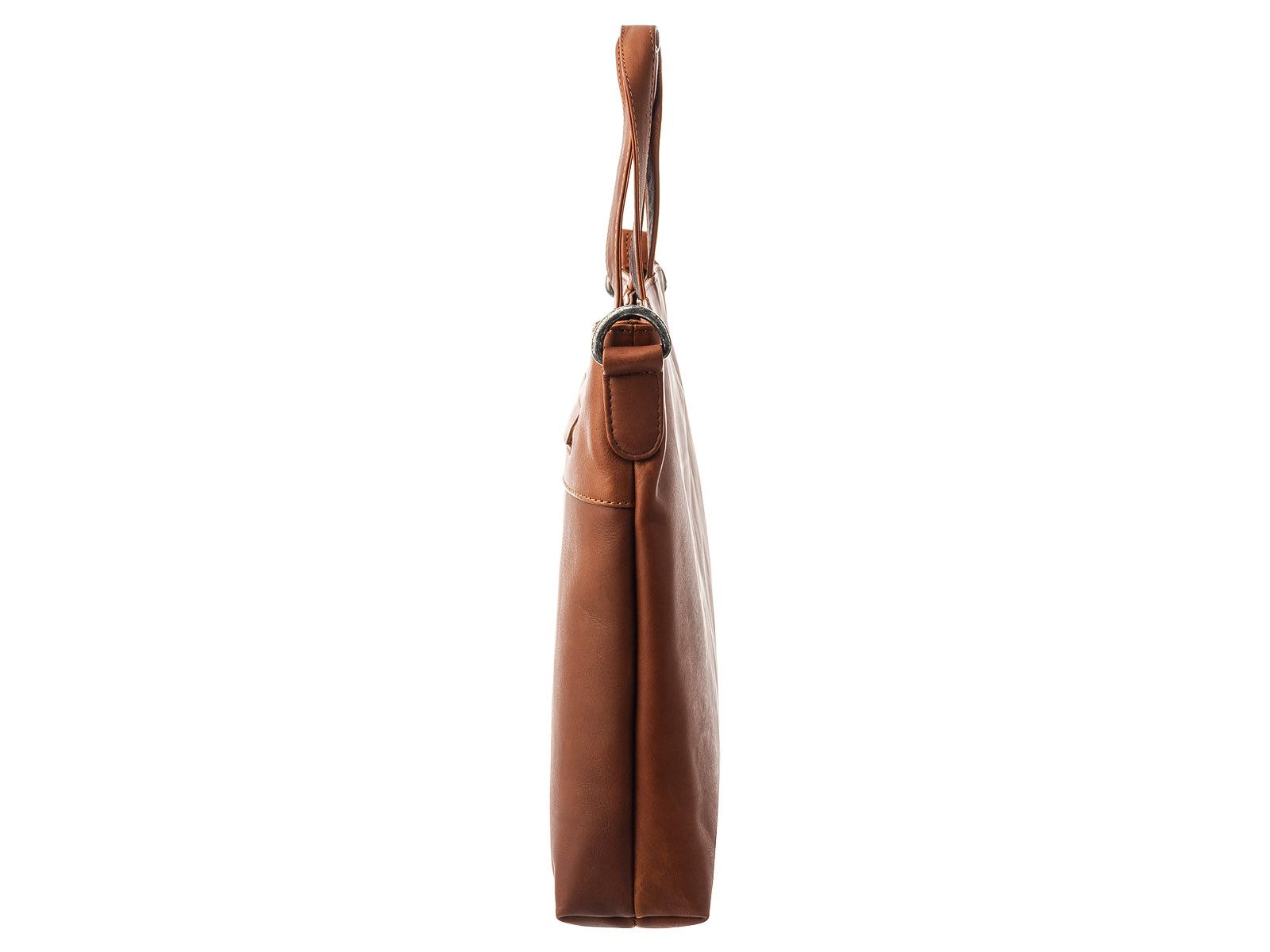 Prato Schultertasche Shopper K97-O (ein Stück, 1-tlg., ca. B/H/T 38/31/7 cm), Reißverschluss