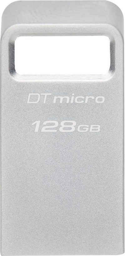 Kingston DATATRAVELER® MICRO 128GB USB-Stick (USB 3.2, Lesegeschwindigkeit 200 MB/s)