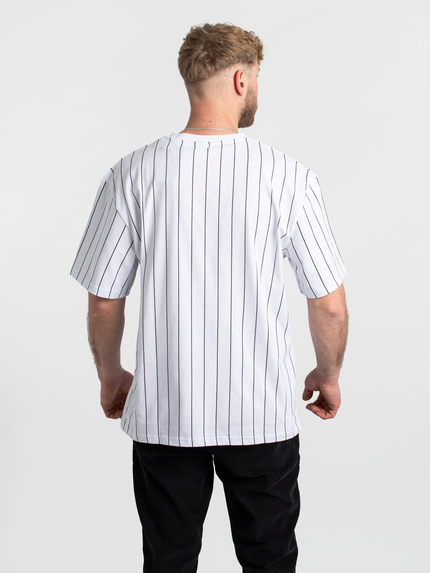 Karl Kani T-Shirt Karl Kani Small Signature Pinstripe Tee – Bild 3 von 5