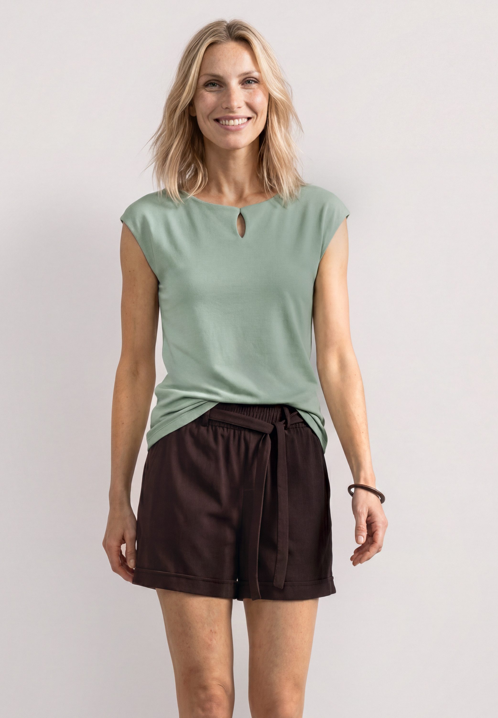 STREET ONE T-Shirt mit Cut-Out Detail