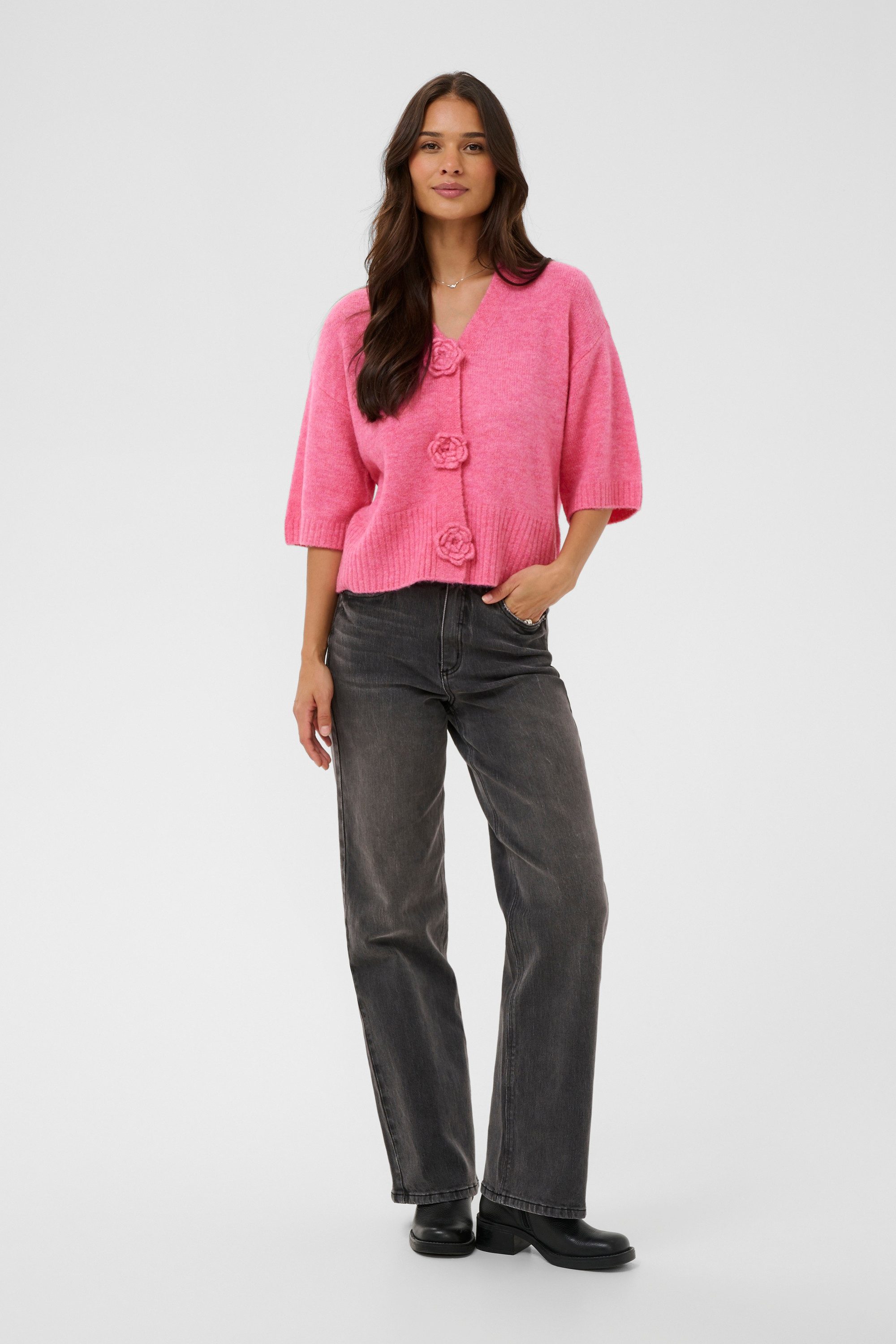 KAFFE Cardigan Strickjacke KArosie günstig online kaufen