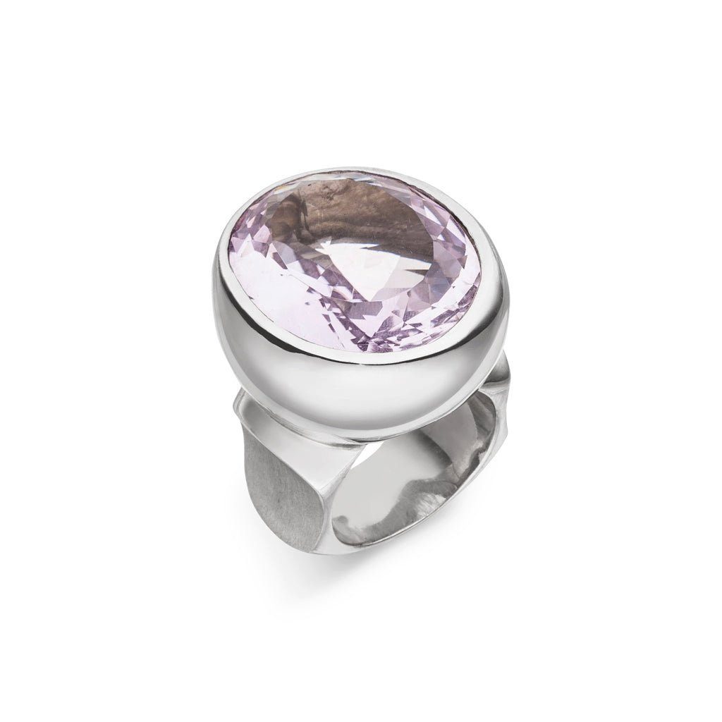 DESIGNSCHMUCK 28x24 (Sterling SKIELKA Silber aus hochwertige mm Goldschmiedearbeit Ring Deutschland 925) (1-tlg), Silberring Amethyst