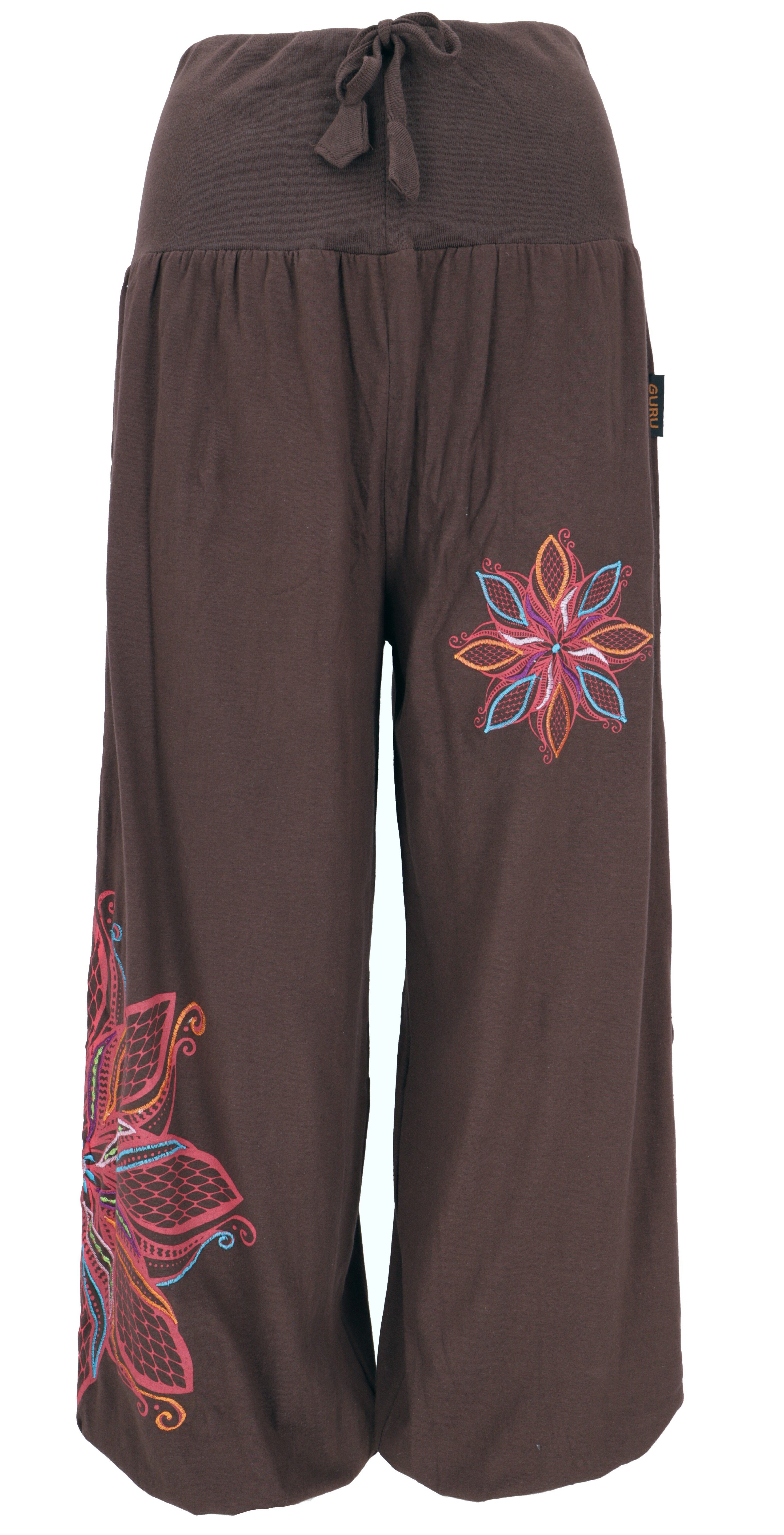 Guru-Shop Relaxhose Weite Pluderhose mit breitem günstig online kaufen