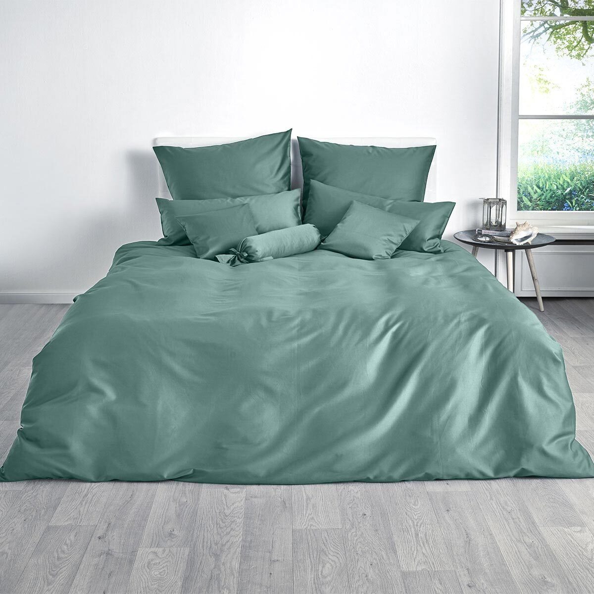TRAUMSCHLAF Bettwäsche Uni, Mako Satin, 2 günstig online kaufen