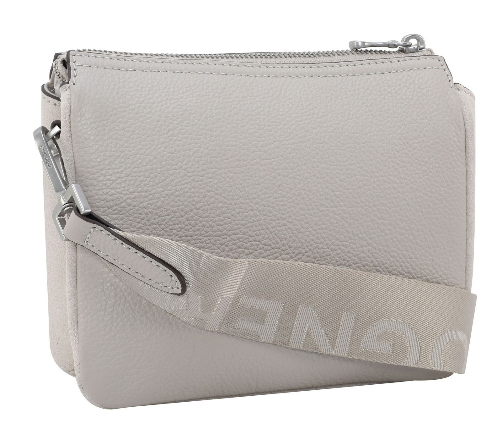 BOGNER Schultertasche Gulia Shoulderbag, aus echtem Rindsleder