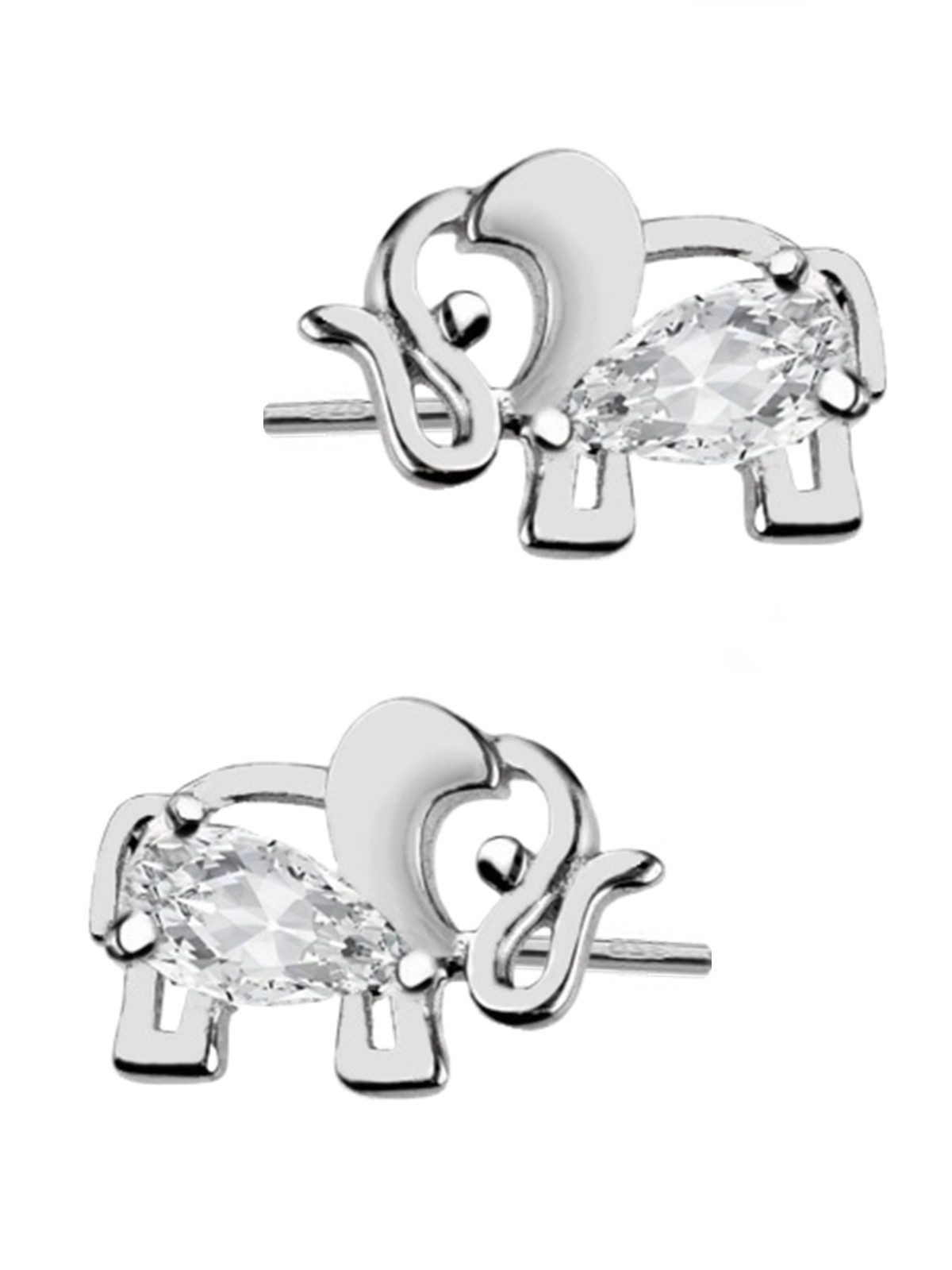 Goldene Hufeisen Ohrstecker-Set Elefanten Ohrringe für Eleganz und Stil I D günstig online kaufen