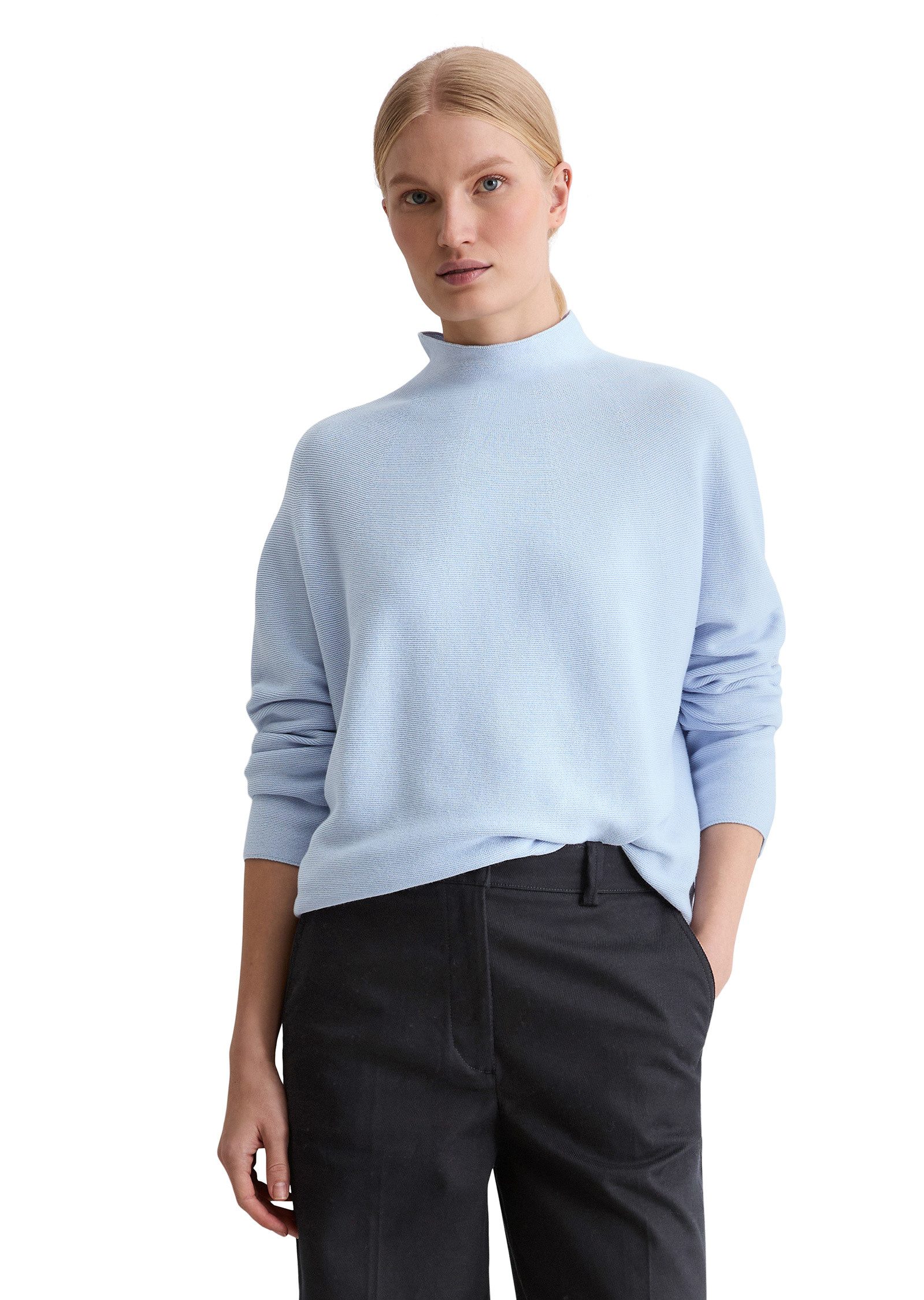 Marc O'Polo Strickpullover aus softer Bio-Baumwolle