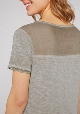 SOCCX Jerseykleid mit Netzeinsatz an den Schultern