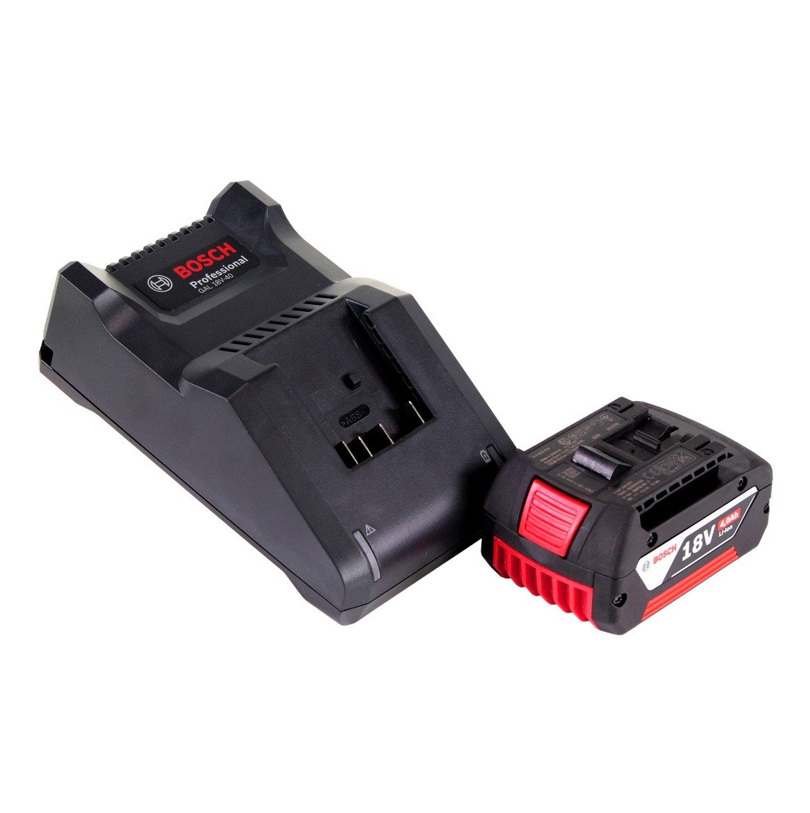 Bosch Professional Starter Set 1x GBA 18 V 4,0 Ah Akku + GAL 18V-40 Ladegerät Akkupacks
