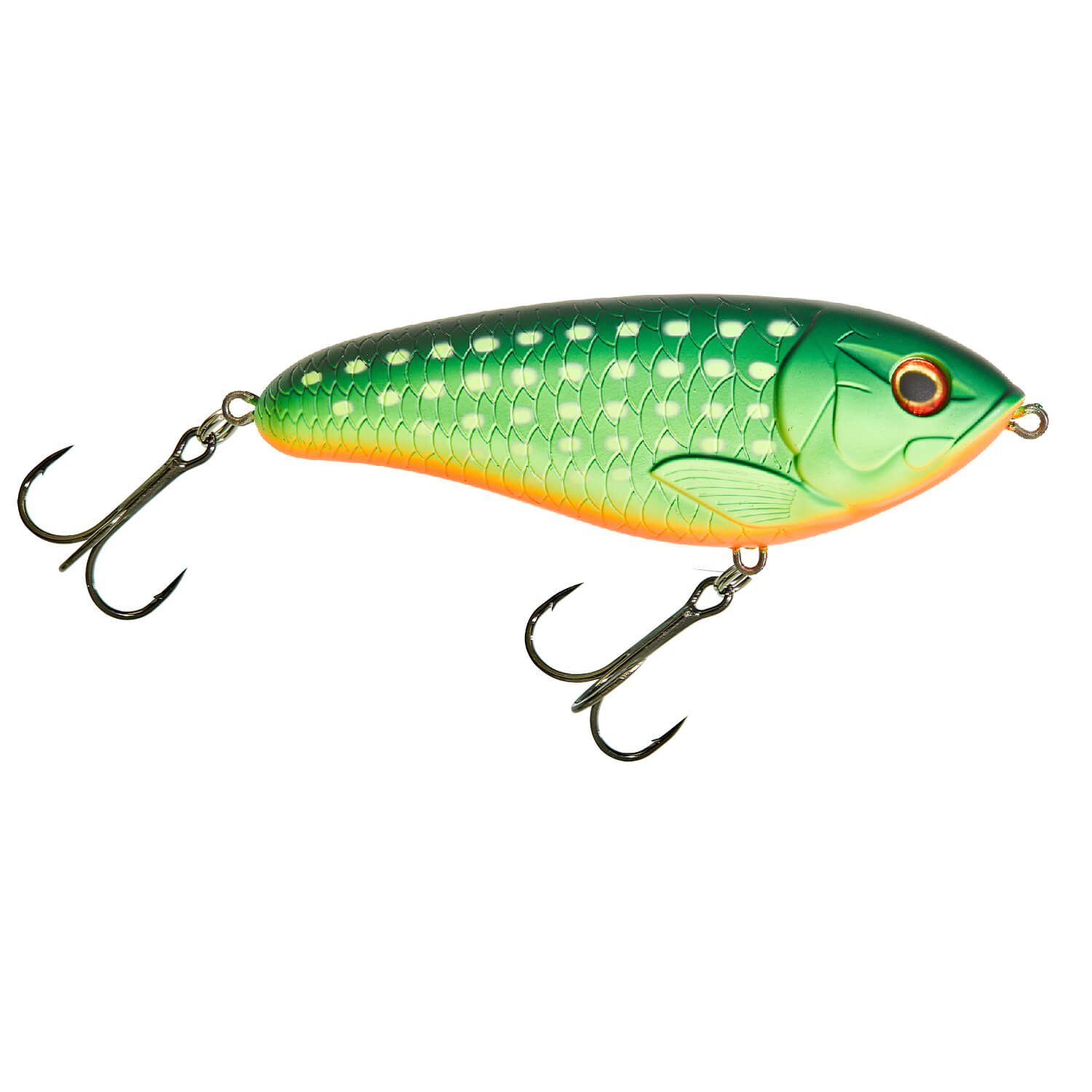 Illex Kunstköder Illex Jerkbait Dexter Jerk 120 S sinkend 12cm 60g, (1-St) Crazy Pike