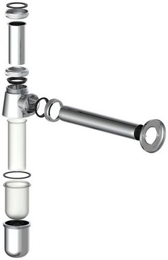 Kirchhoff Siphon, 1 1/4", Ablaufgarnitur, Geruchsverschluss mit Reinigungsöffnung