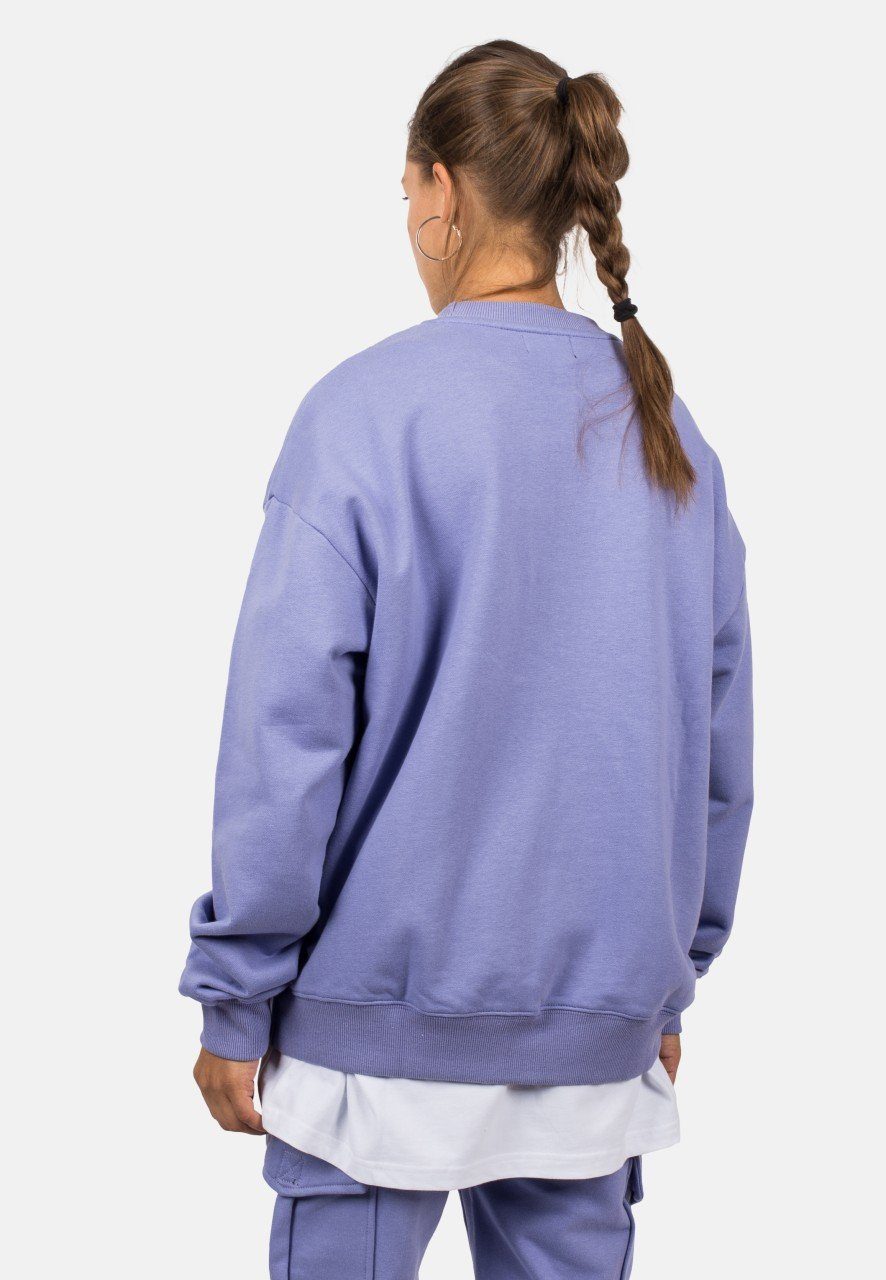 Crewneck Heavyweight Hoodie Sweater Lavender Blackskies - Oversized X-Large