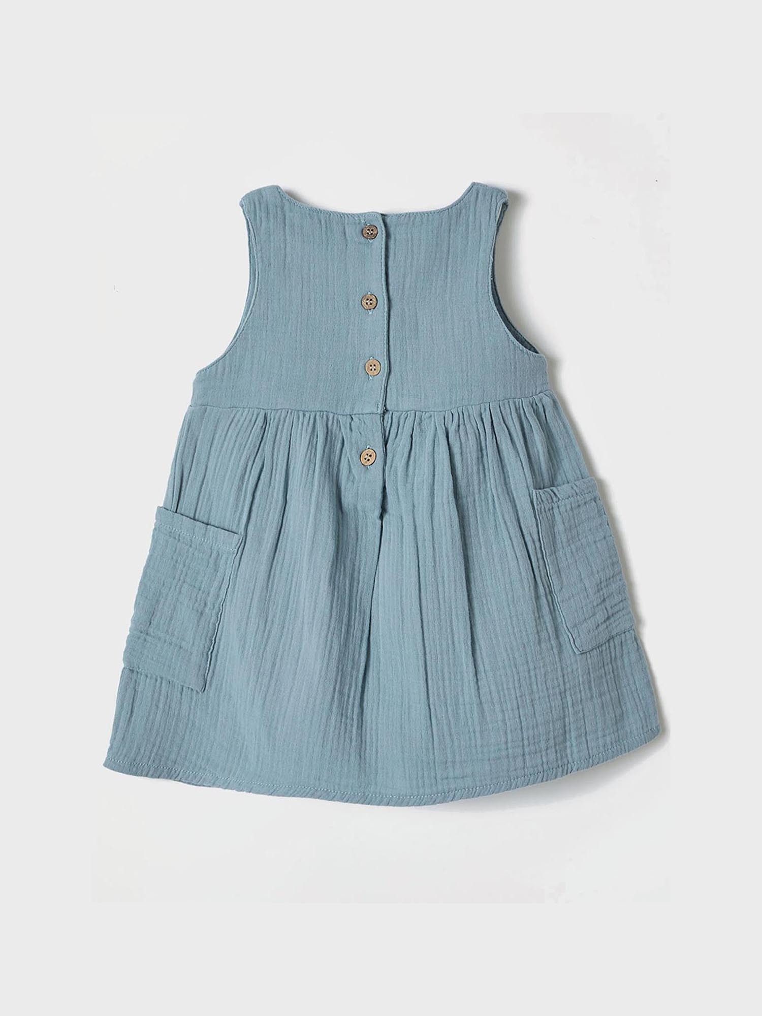 OrganicEra Sommerkleid Ärmelloses Kinder Sommerkleid aus Bio-Musselin (Einzelstück, 1-tlg) GOTS-zertifiziert