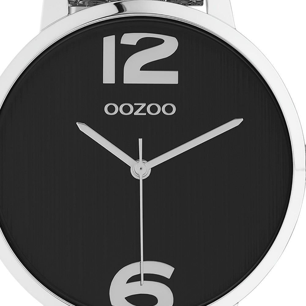 rund, Damen Quarzuhr Edelstahlarmband, Timepieces, (ca. mittel Armbanduhr 38mm) OOZOO Elegant-Style Oozoo Damenuhr