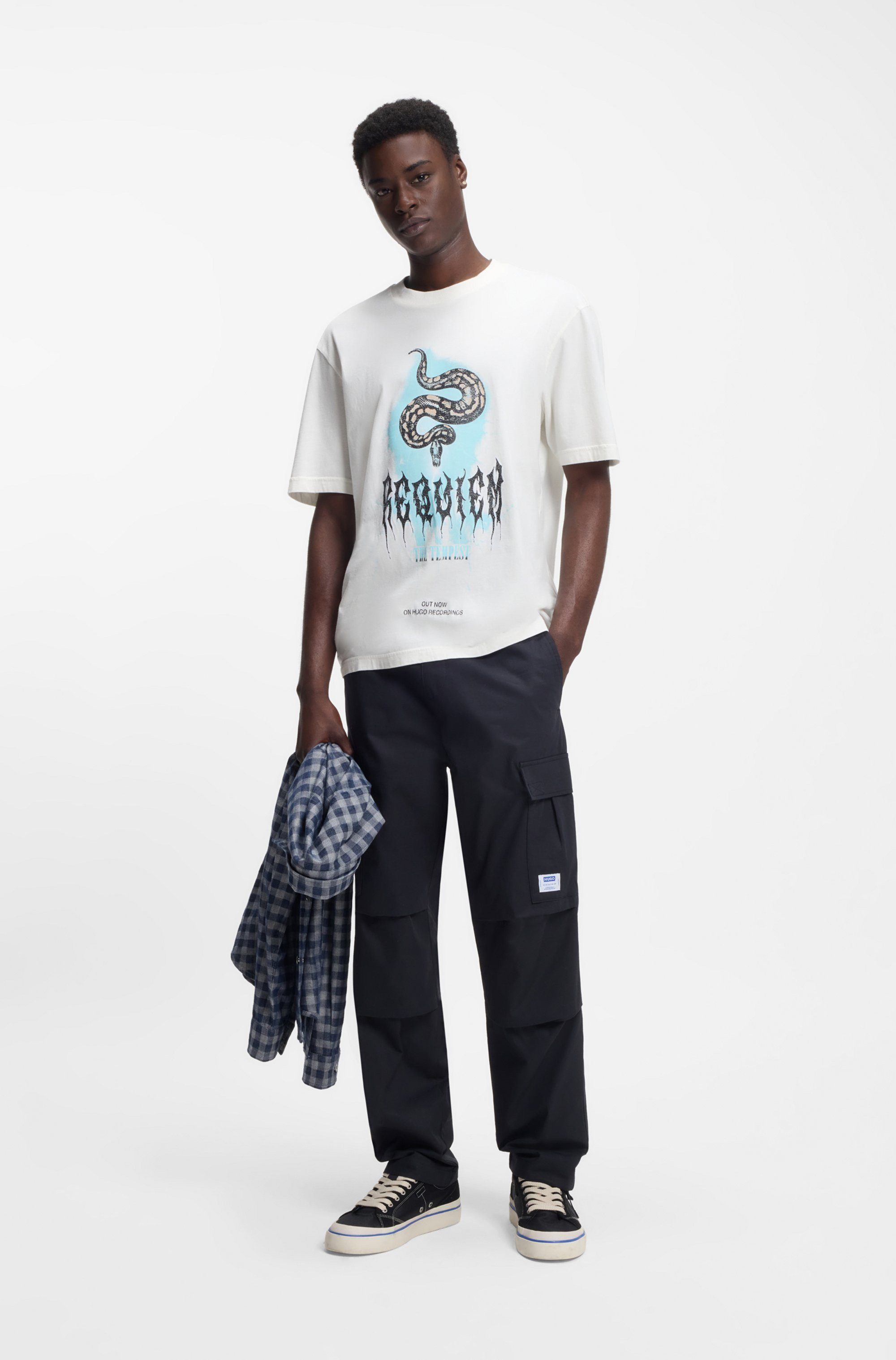 HUGO T-Shirt mit Frontprint