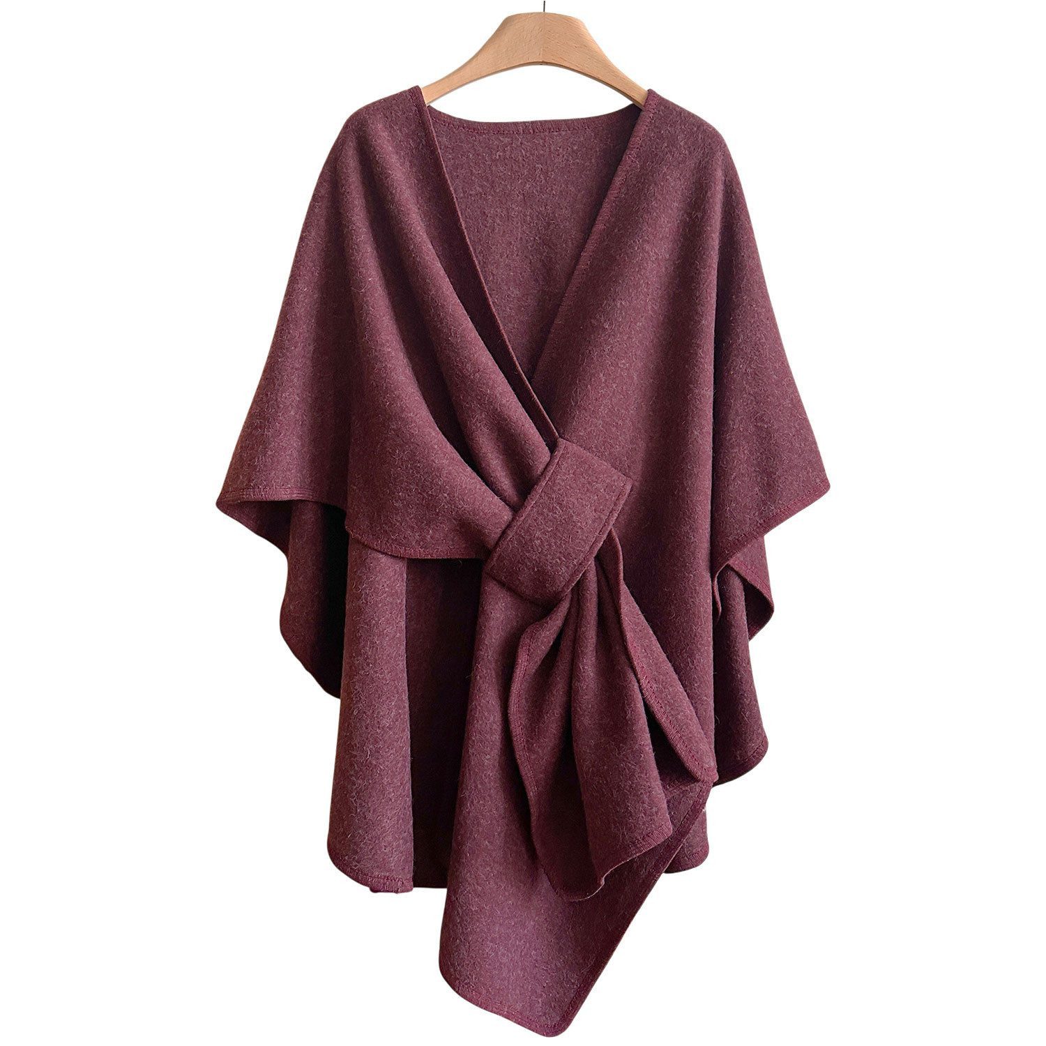 Oemmn Poncho Damen Schal,Poncho,Wärmender Schal für alle Jahreszeiten