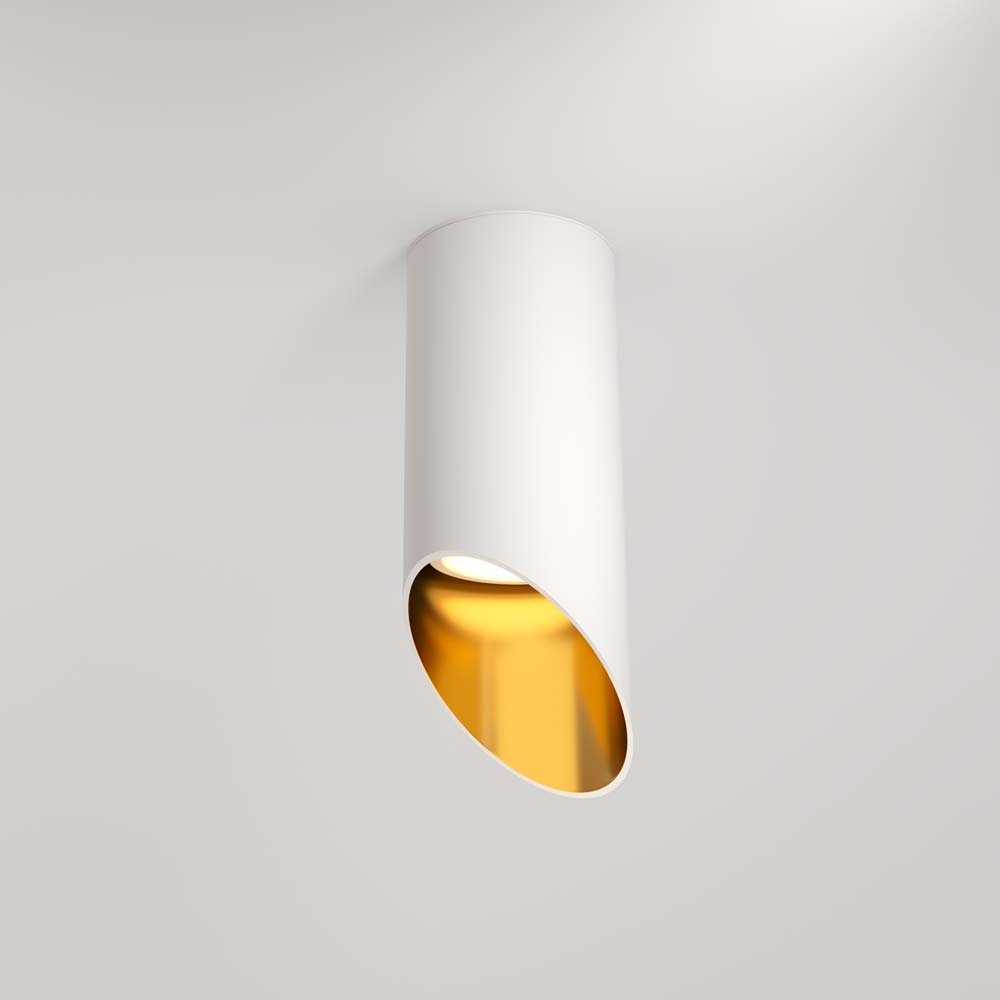 15 LED Deckenleuchte Wohnzimmerleuchte Deckenspot Gold Einbaustrahler, Weiss Deckenlampe Maytoni H