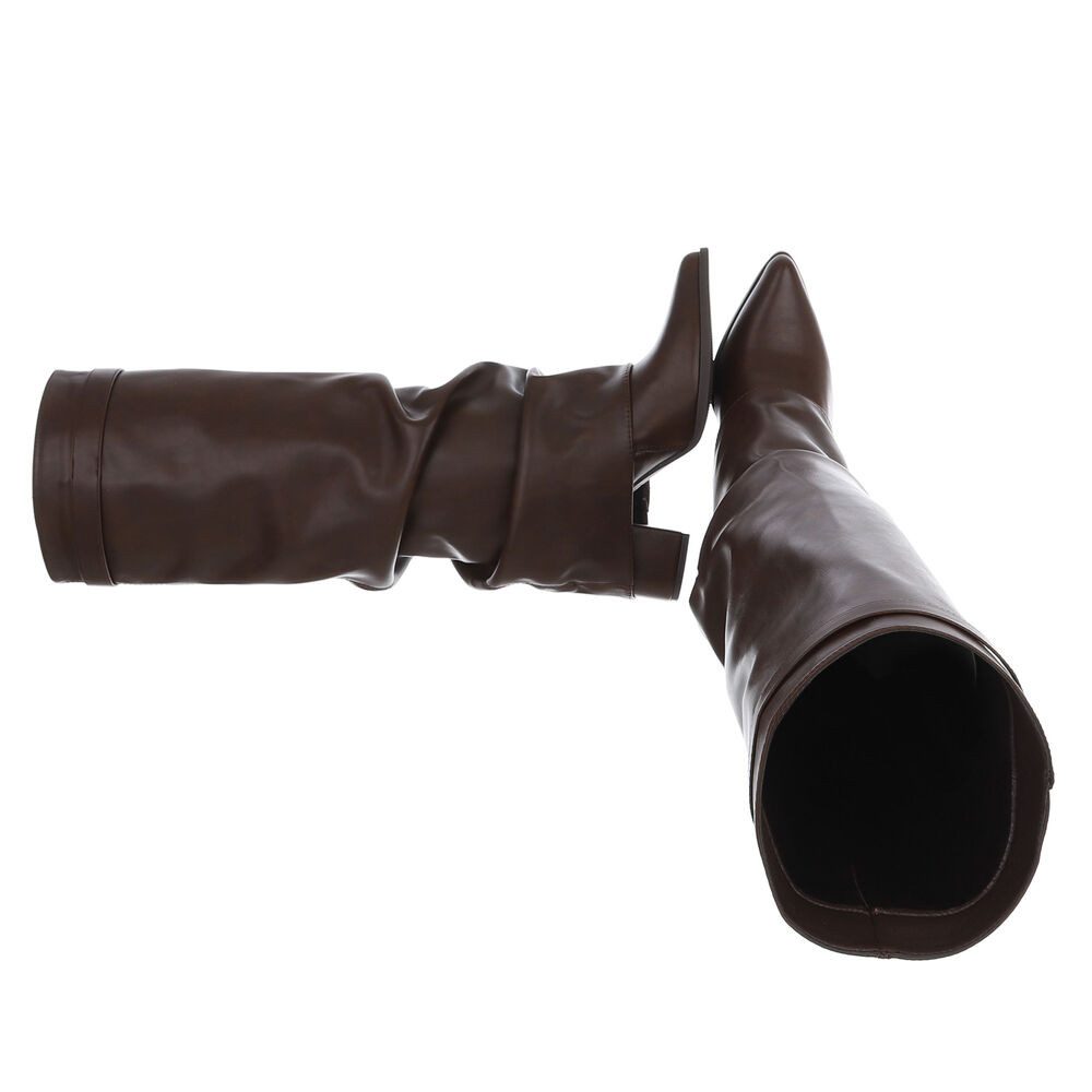 Ital-Design Elegante Stiefel mit hochwertigem Material und bequemem Design High-Heel-Stiefel