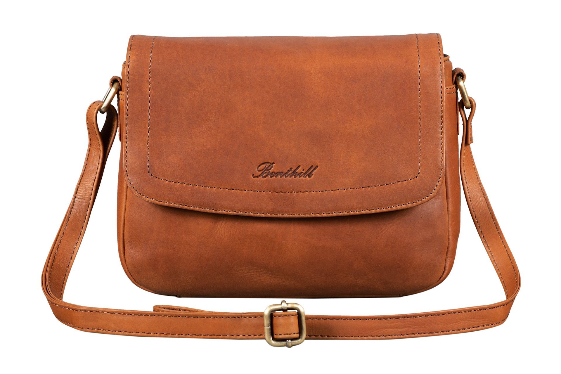 Benthill Umhängetasche Damen Echt Leder Handtasche günstig online kaufen