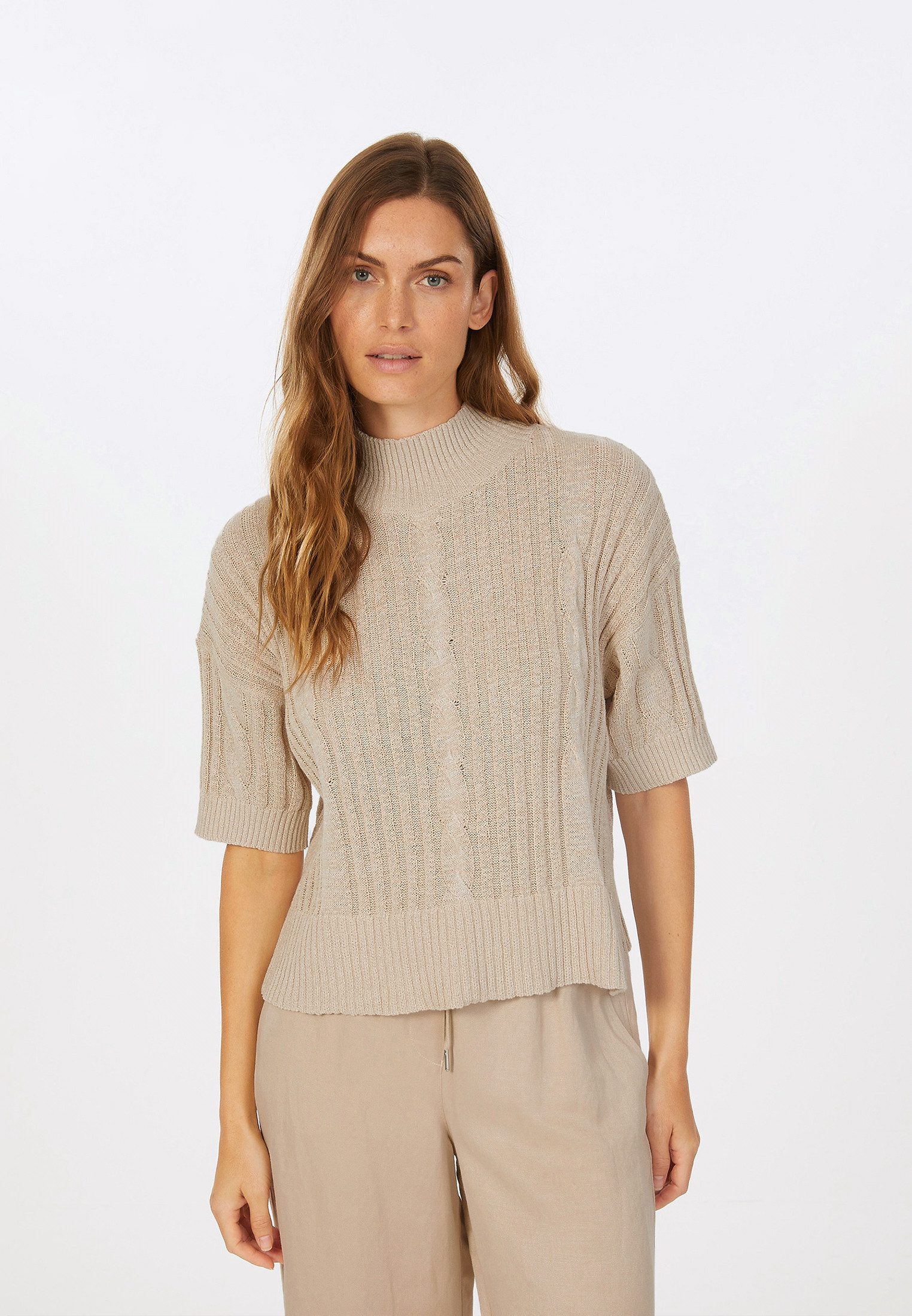 Stehkragenpullover