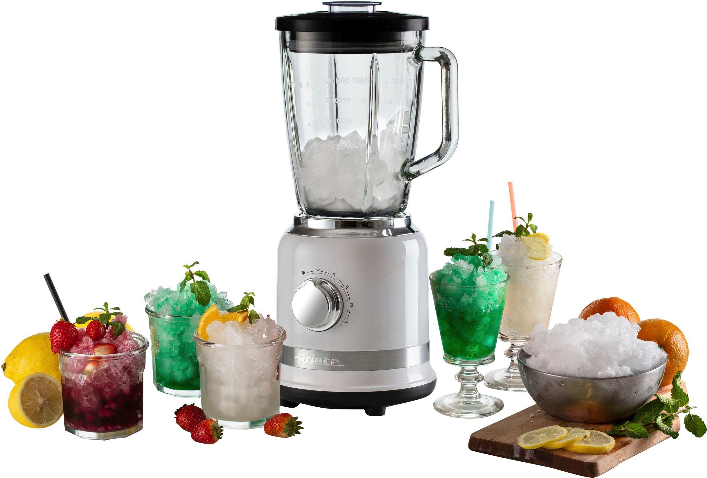 Ariete Standmixer 585W Moderna weiß, 1,5 L, 1000 W